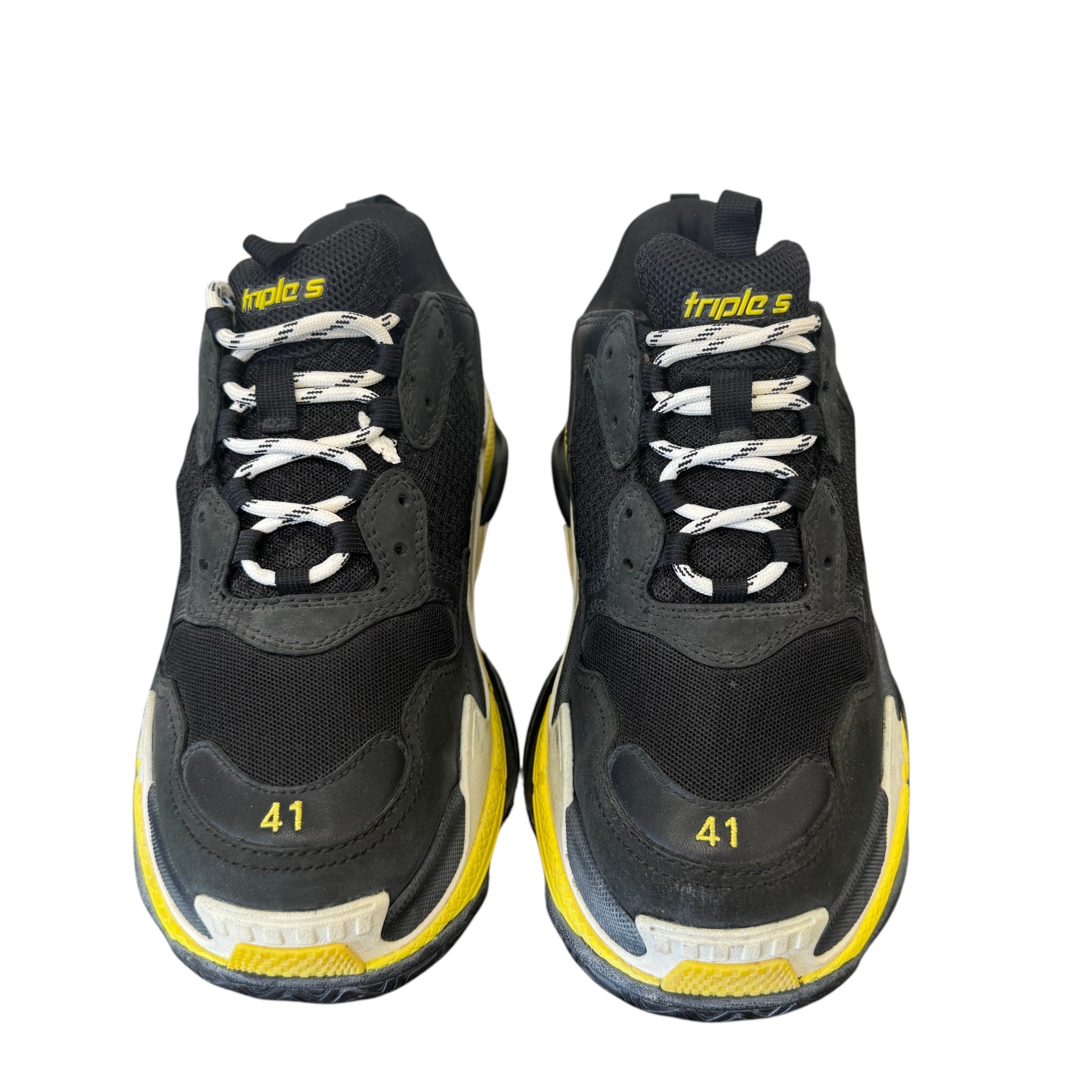 Men's Triple S Low Trainers Black Size EU 41 / UK 7