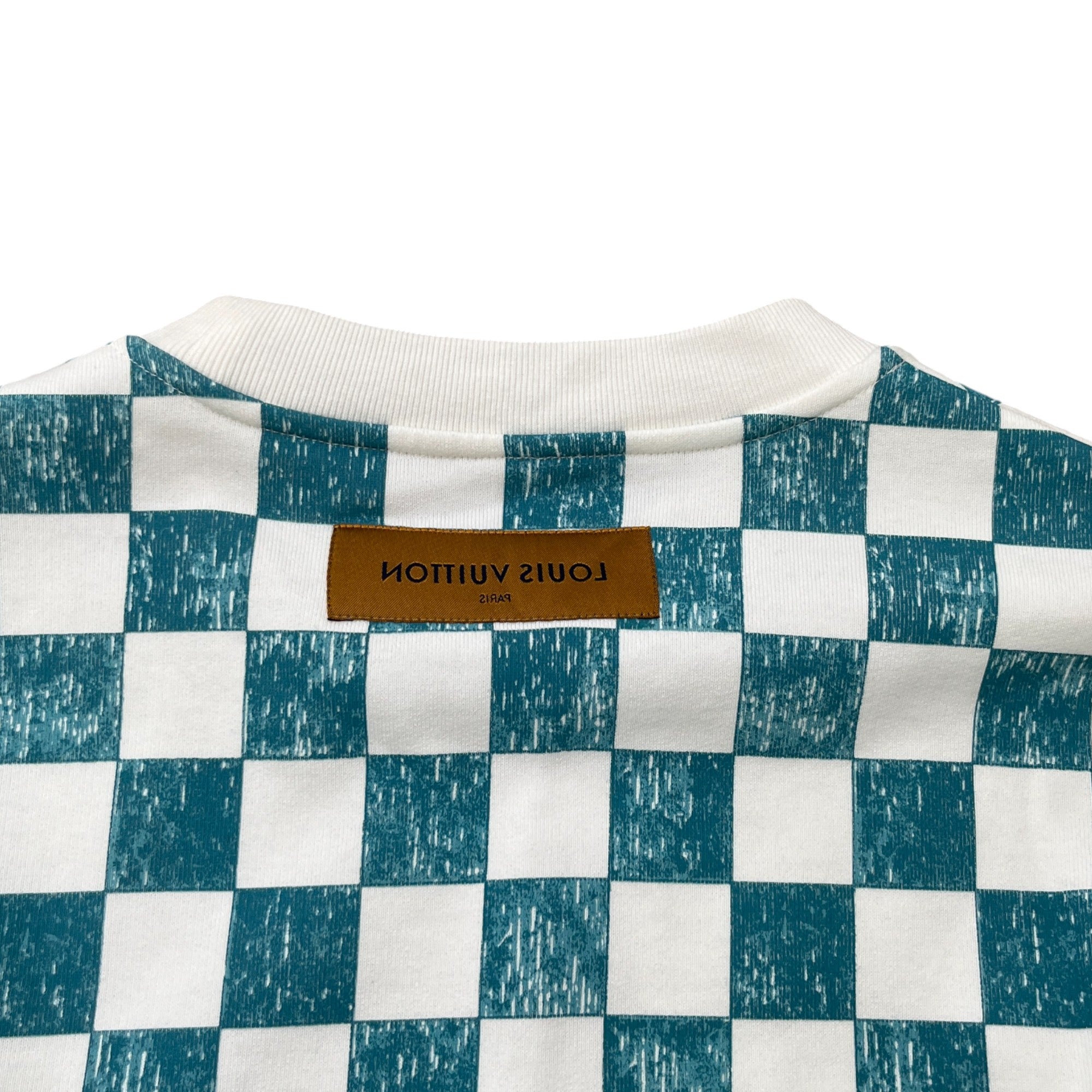 Men's Damier Sweatshirt White Size XS