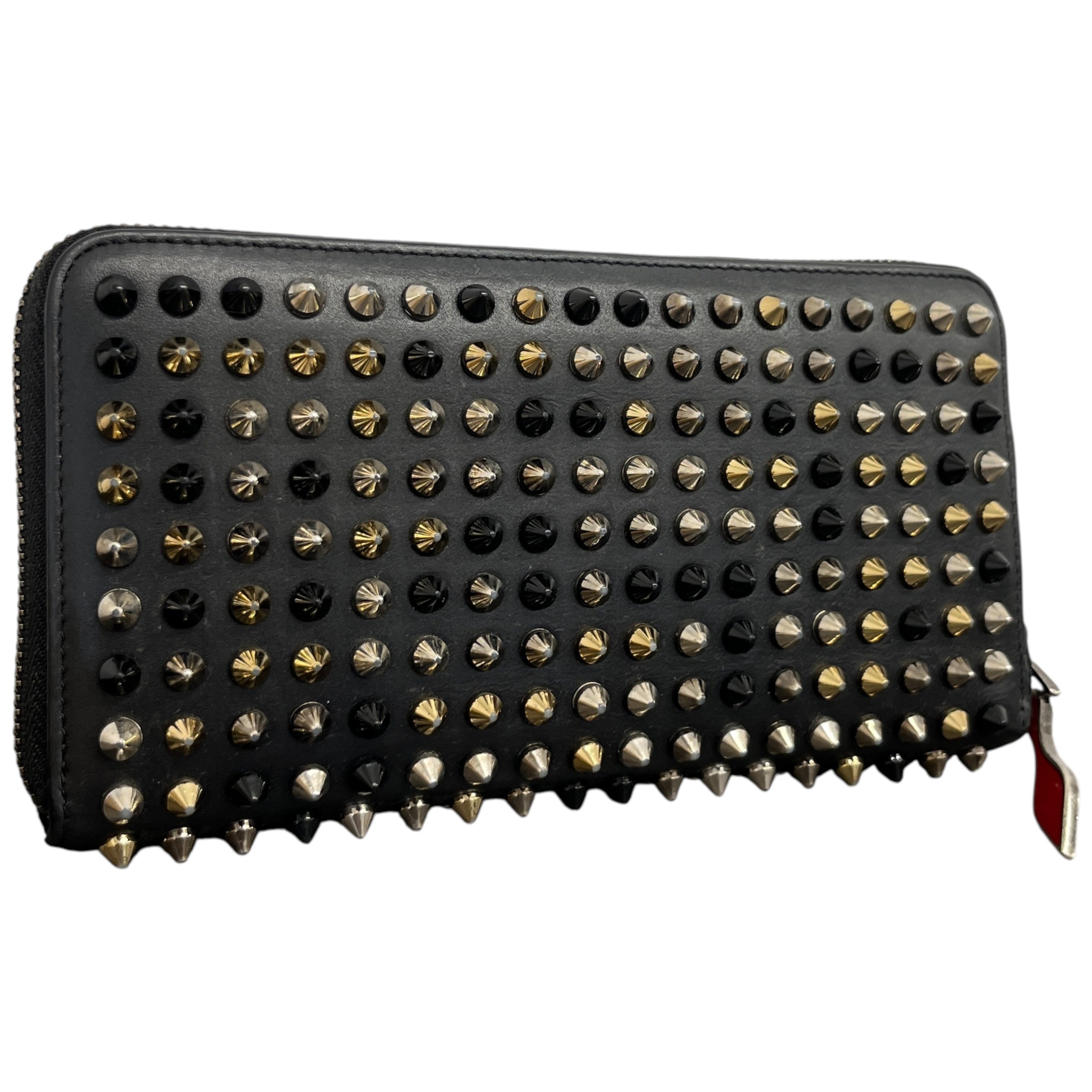 Women's Embellished Spike Purse Black