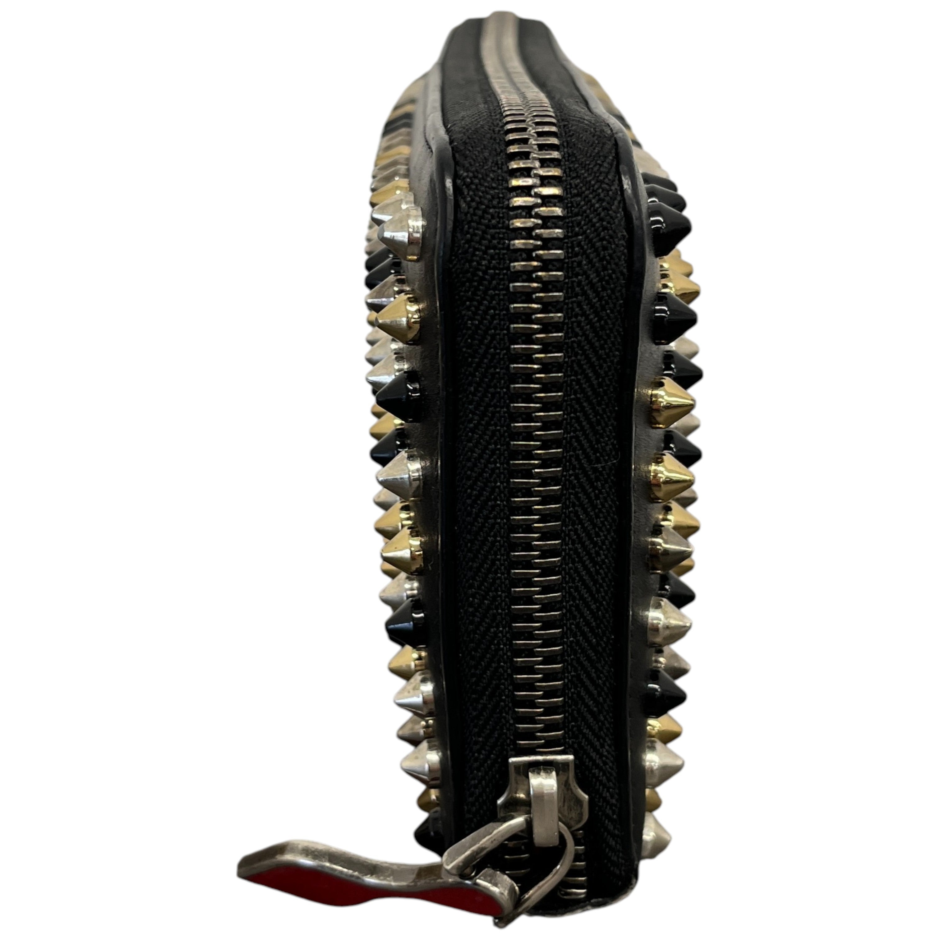 Women's Embellished Spike Purse Black
