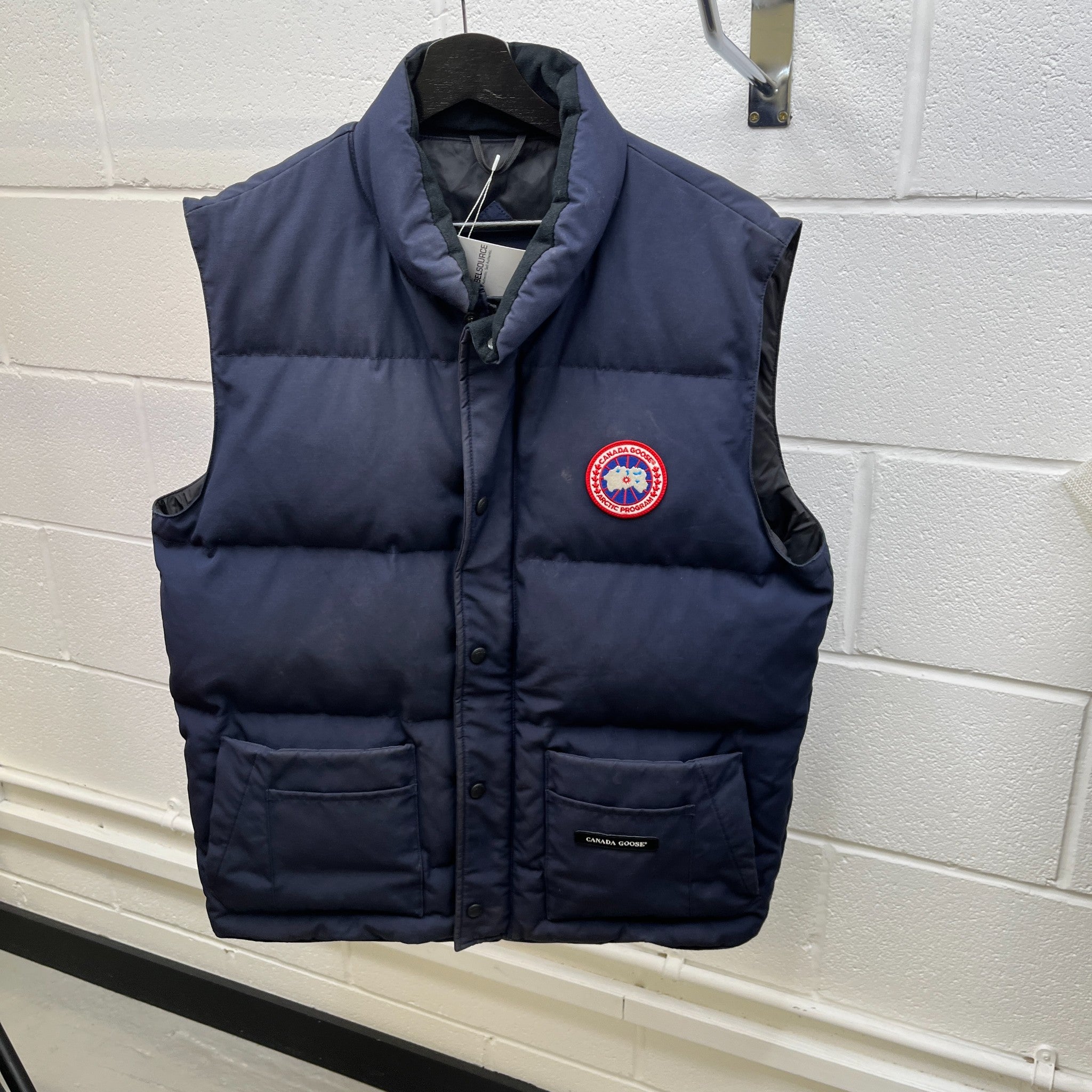 Men's Freestyle Crew Gilet Navy Size L