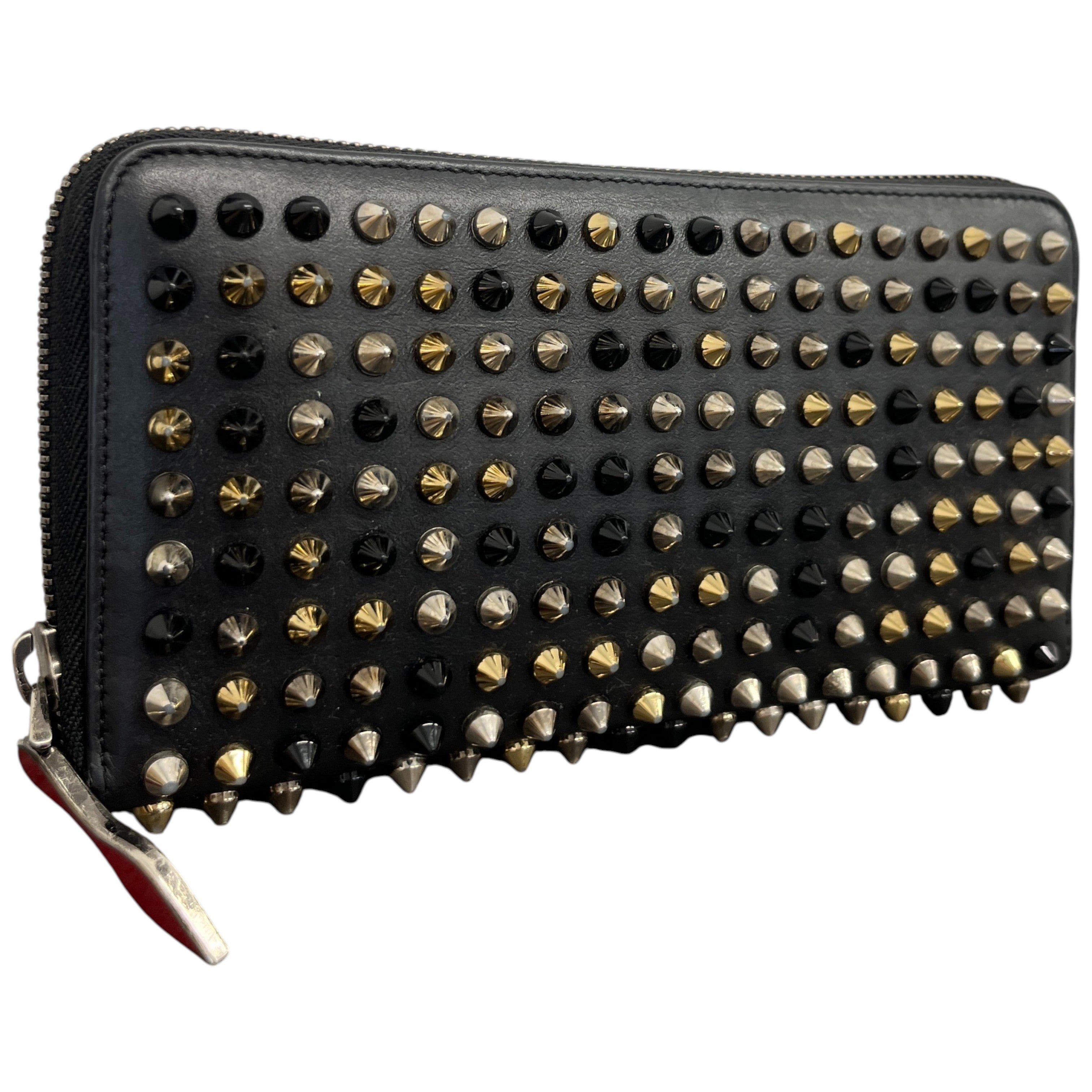 Women's Embellished Spike Purse Black