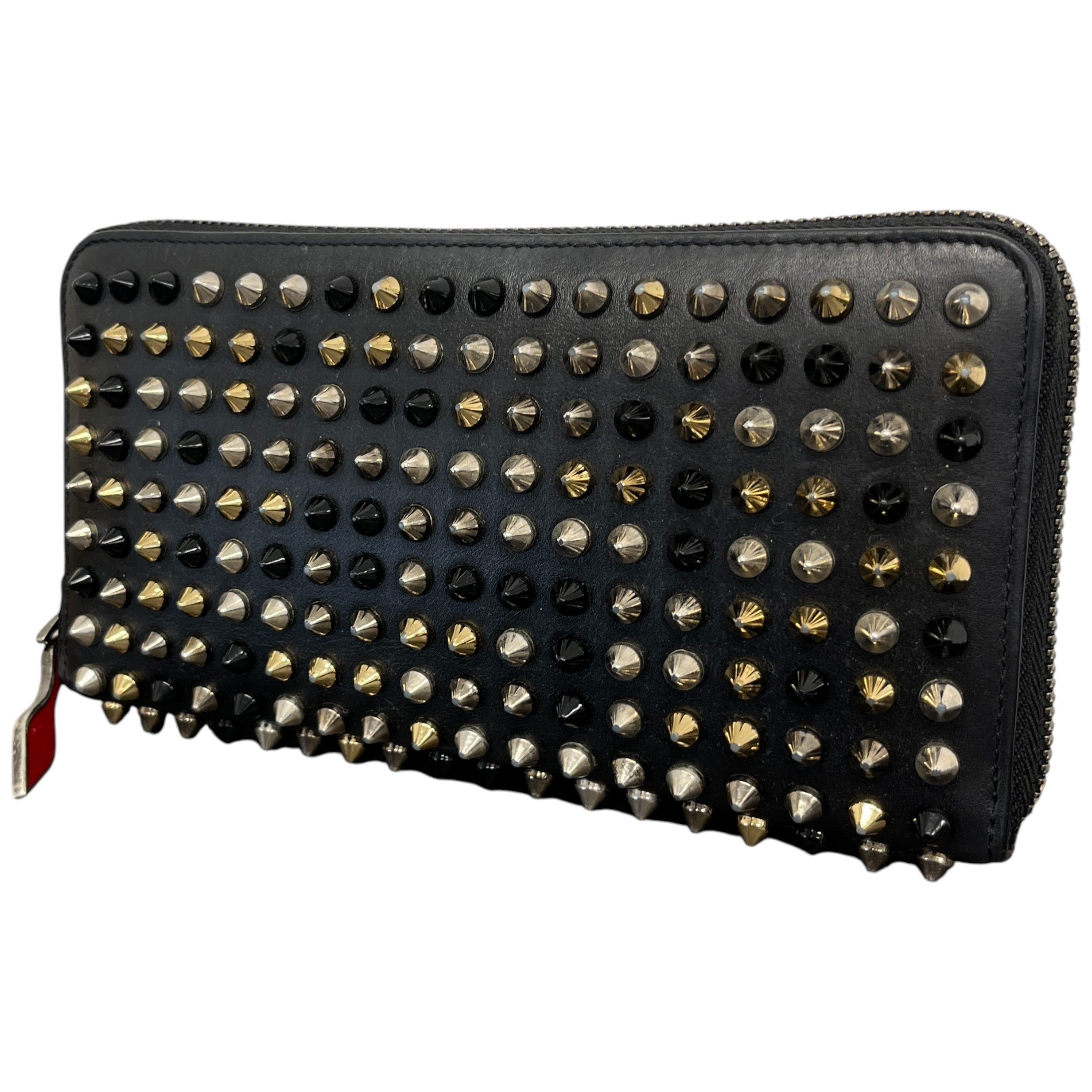 Women's Embellished Spike Purse Black