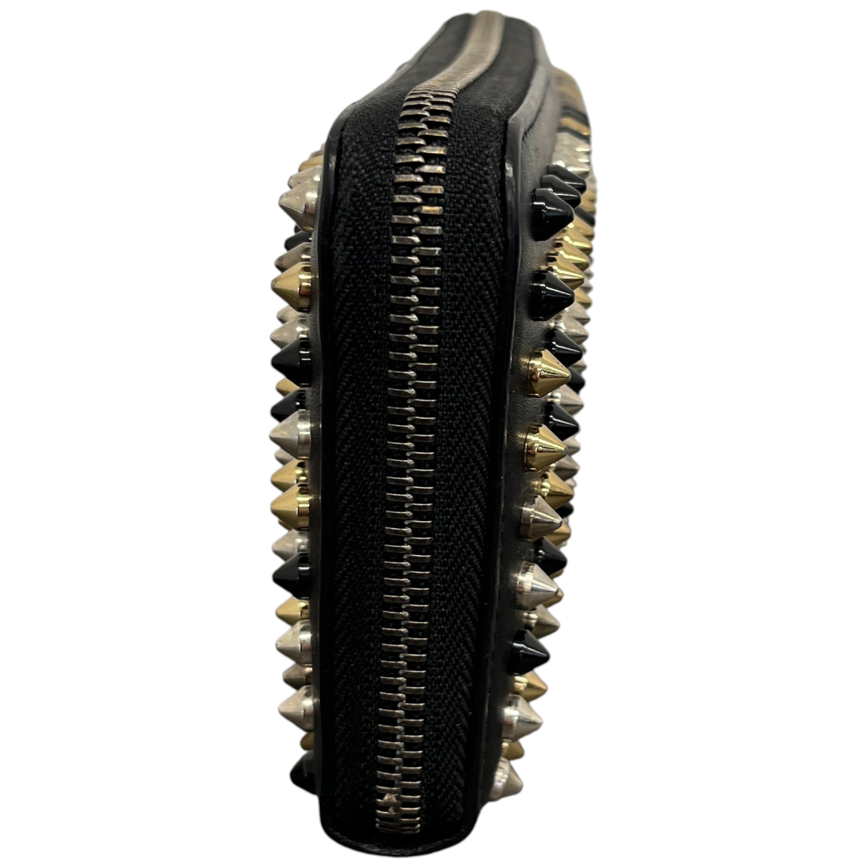 Women's Embellished Spike Purse Black