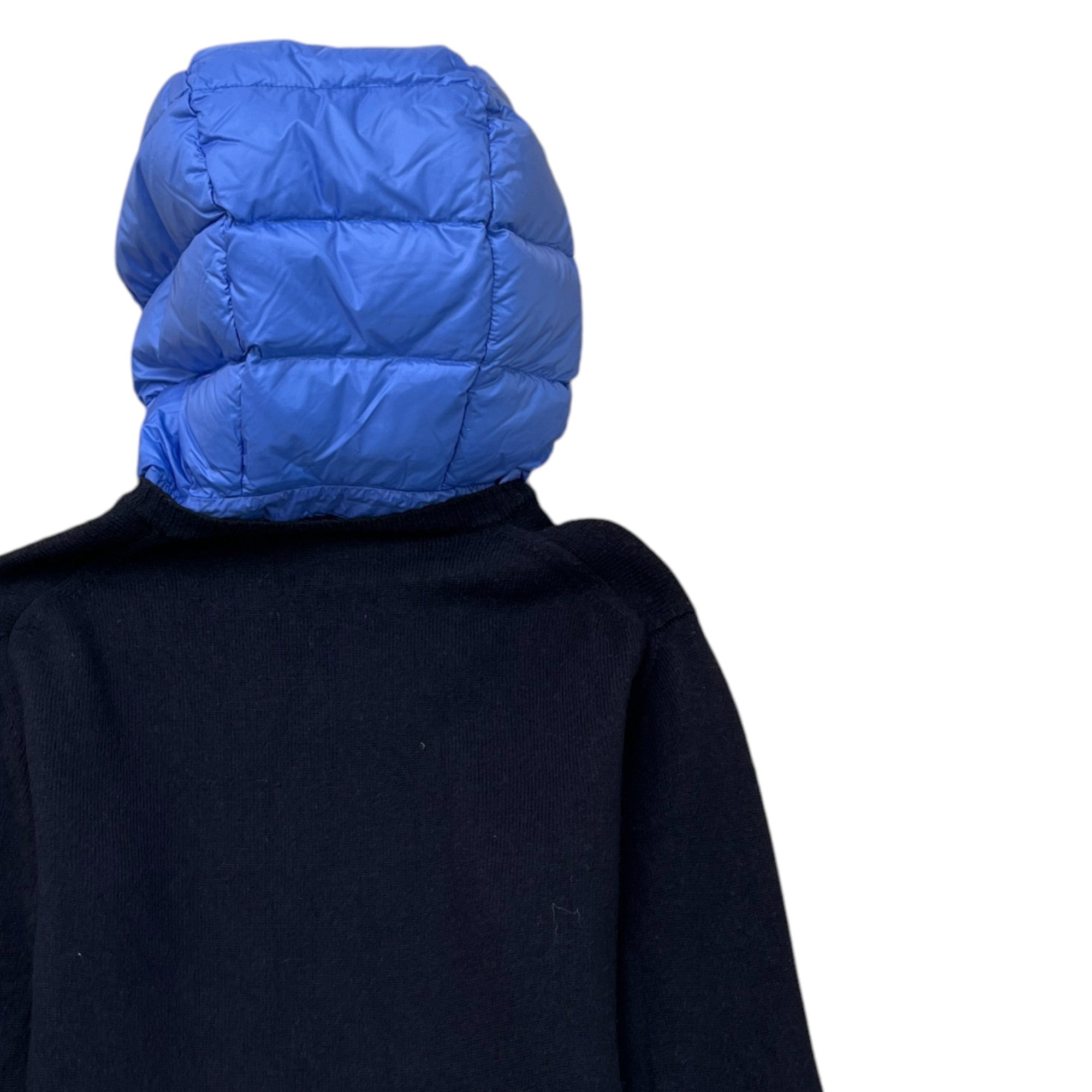 Men's Maglione Padded Hoodie Navy Size L