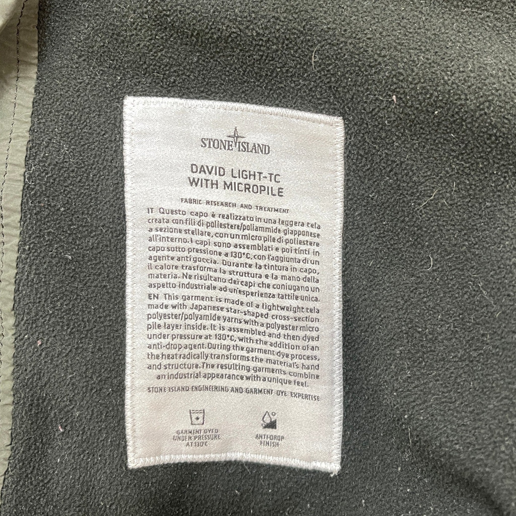 Men's David Light-Tc Jacket Khaki Size S