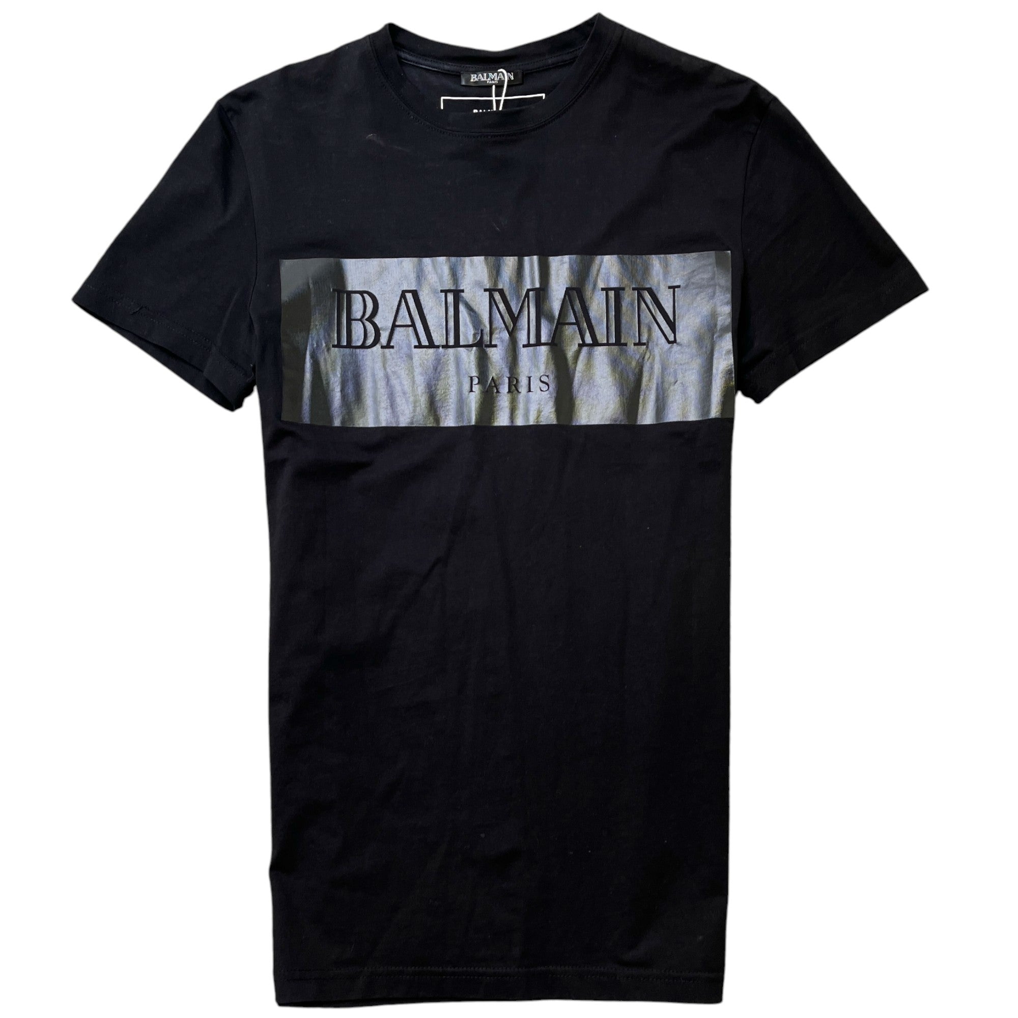 Men's Logo Print T-Shirt Black Size IT 44 / UK XS