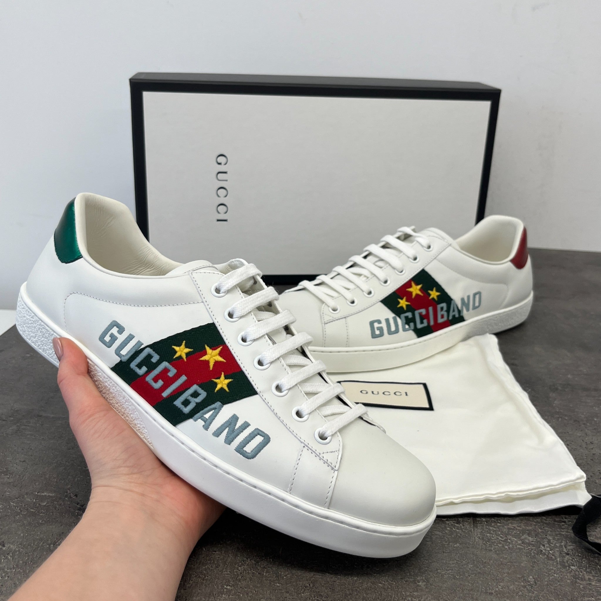 Men's Ace Web Low Trainers White Size EU 43 / UK 9