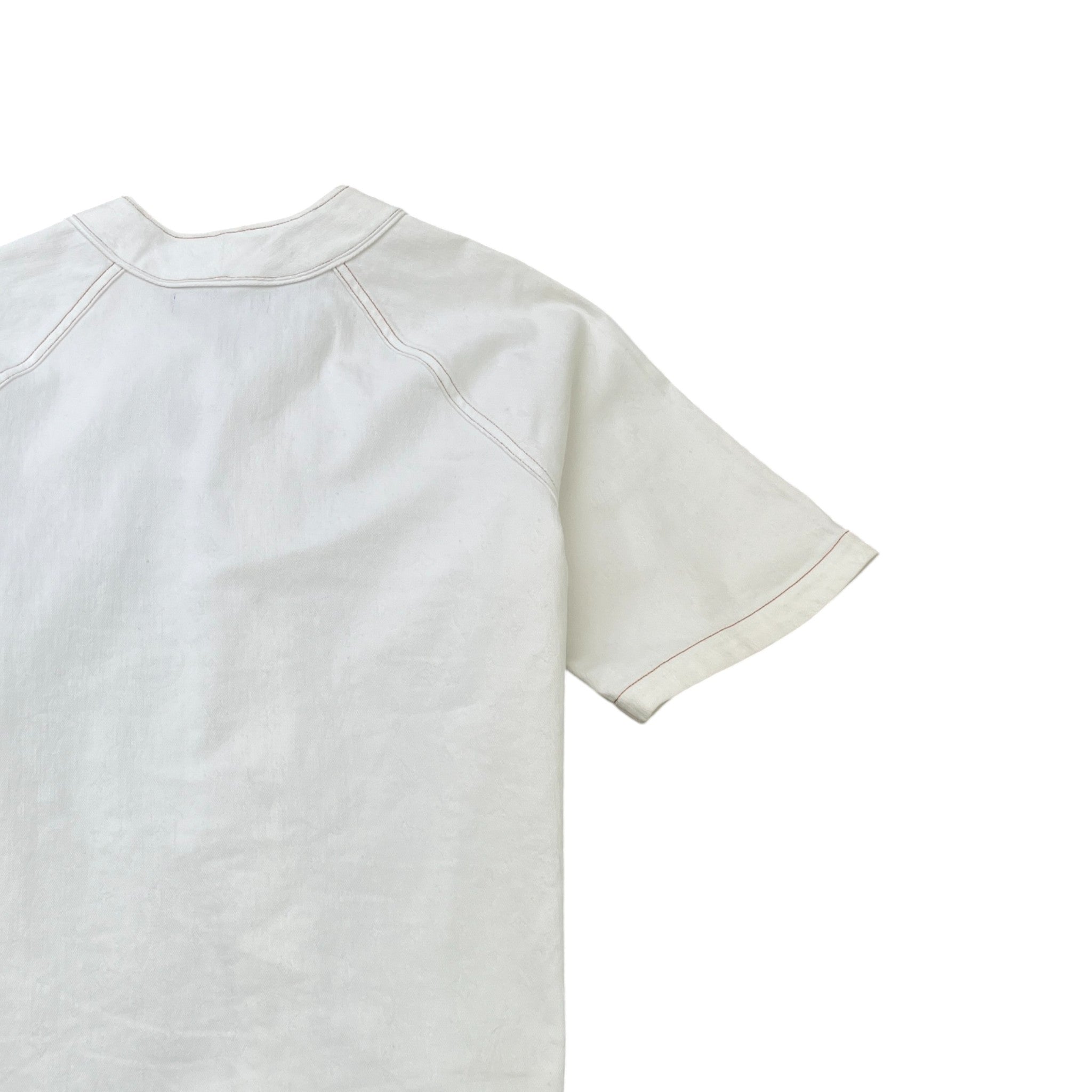 Men's Monogram Baseball Shirt White Size L