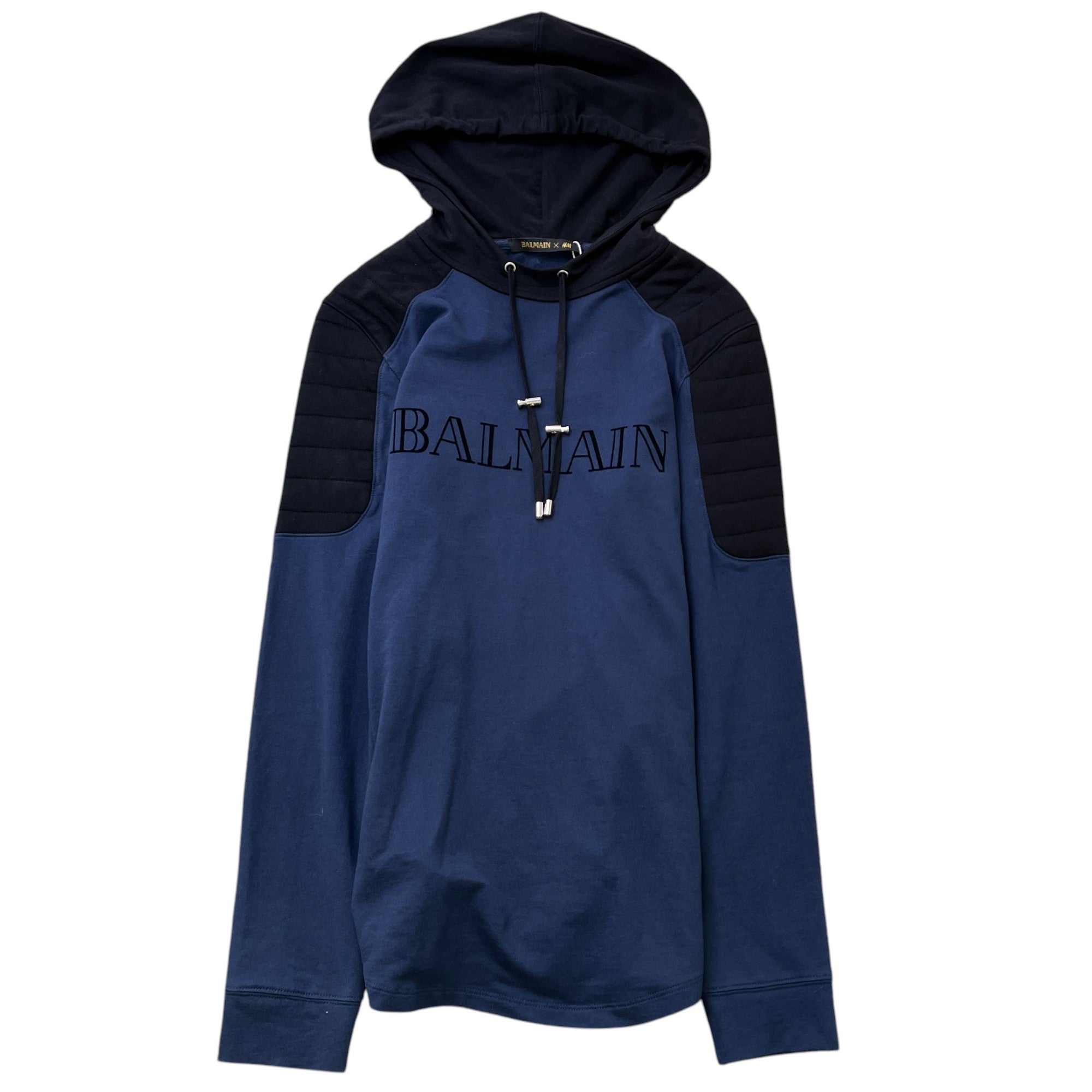 Men's Logo Print Hoodie Navy Size S