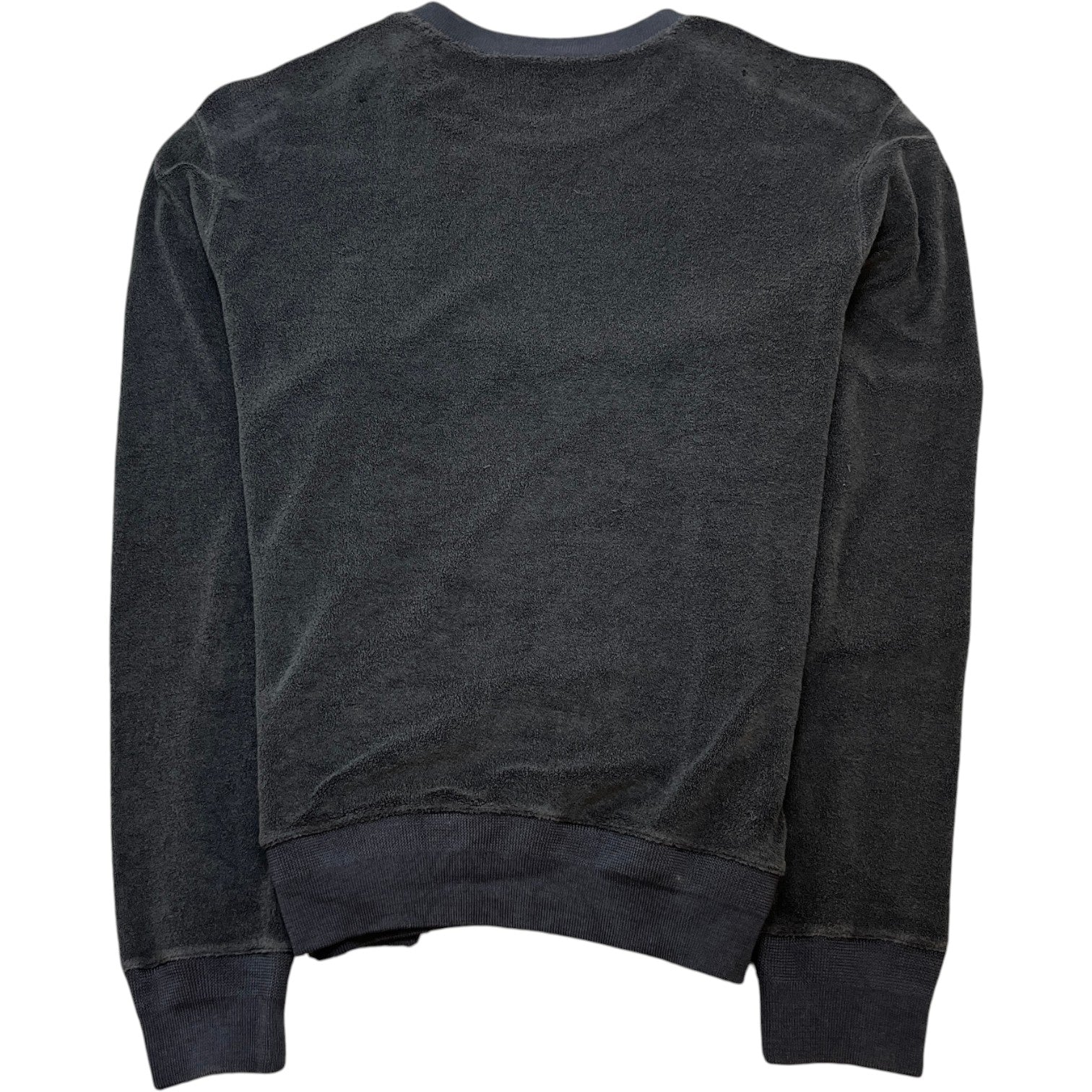 Men's Embroidered Logo Sweatshirt Grey Size L