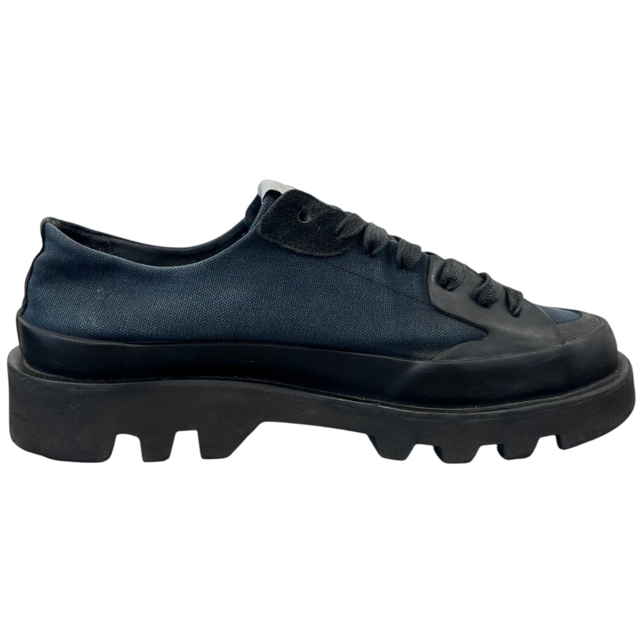 Men's Logo Print Clapham Low Trainers Navy Size EU 43 / UK 9