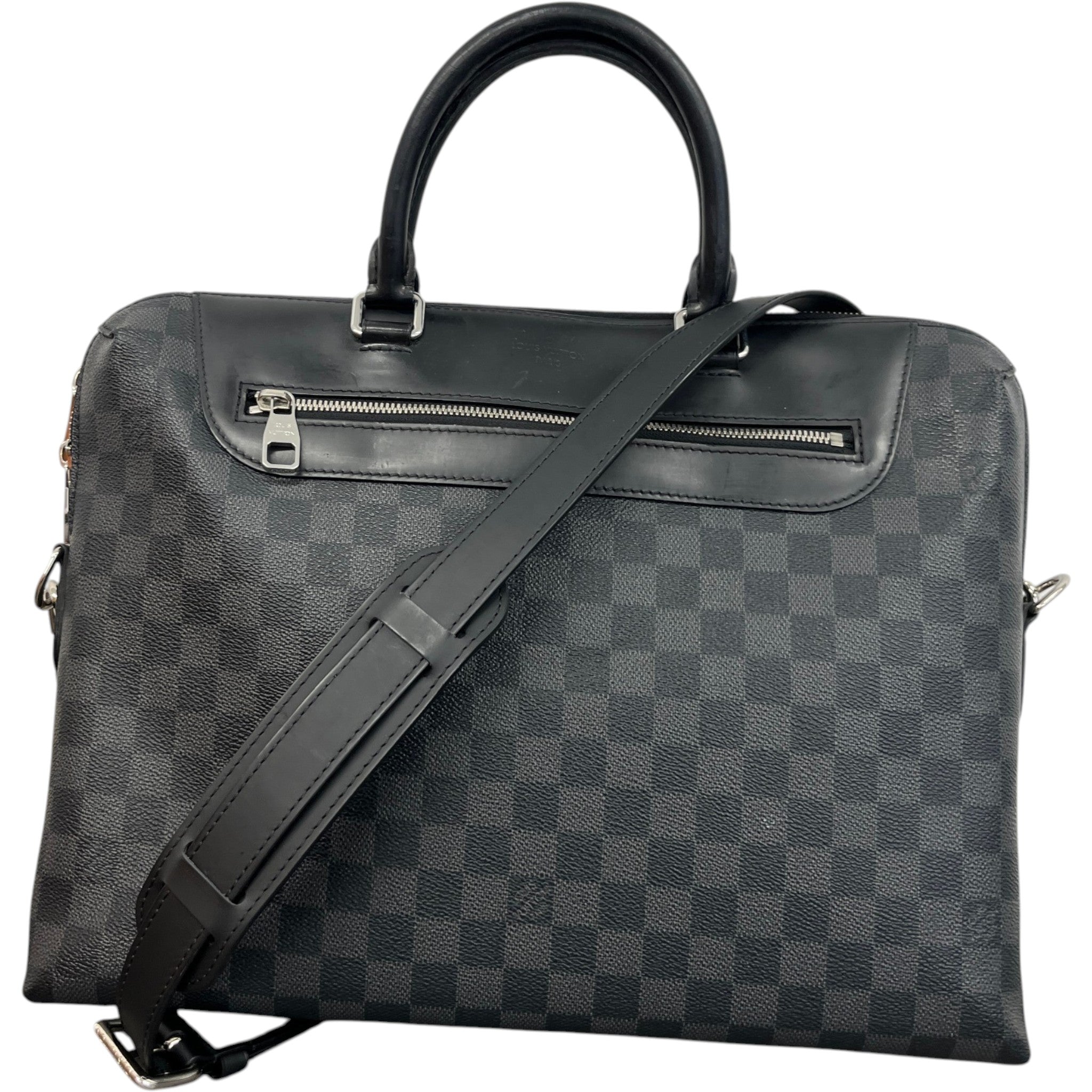 Men's Damier Graphite Porte-Documents Bag Black