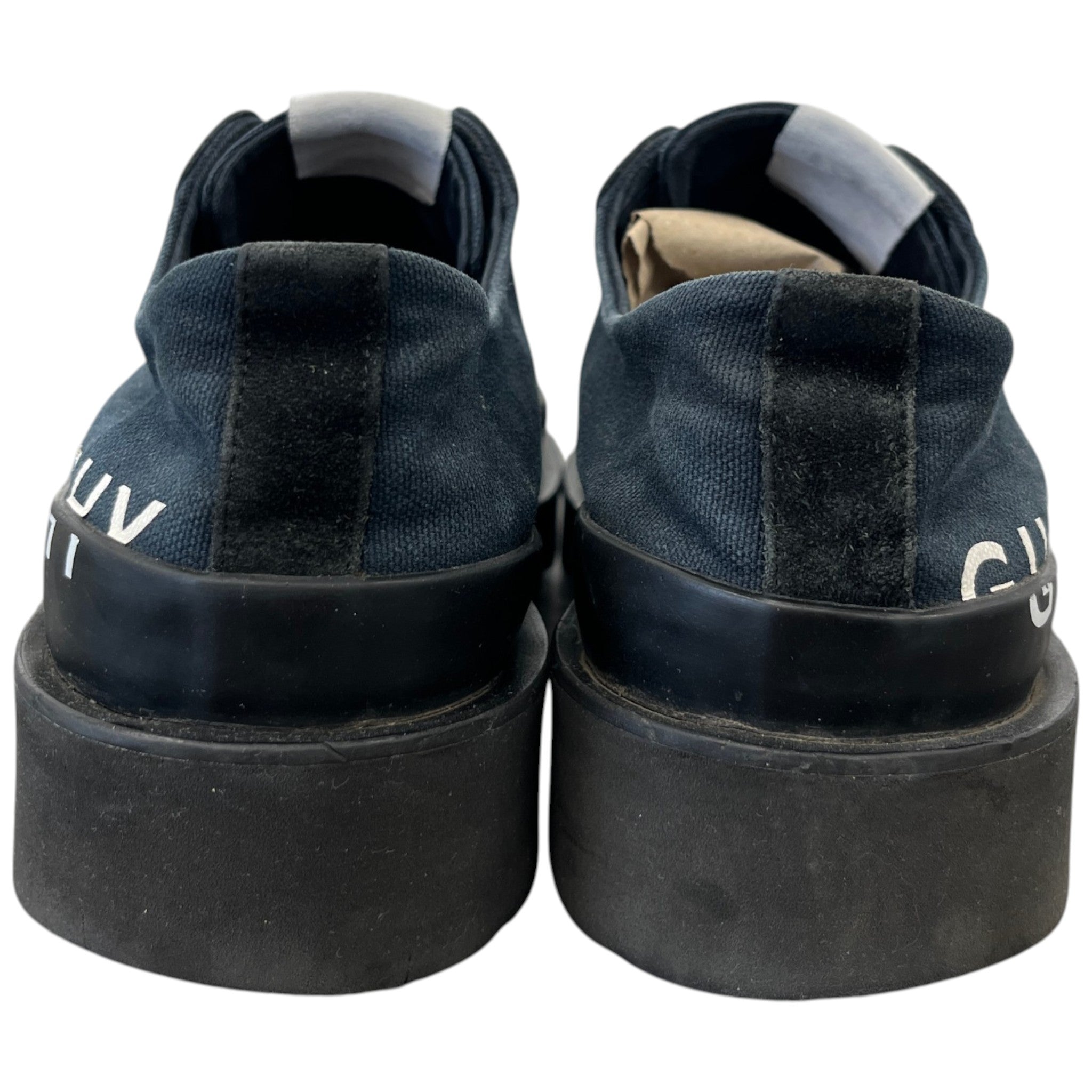 Men's Logo Print Clapham Low Trainers Navy Size EU 43 / UK 9