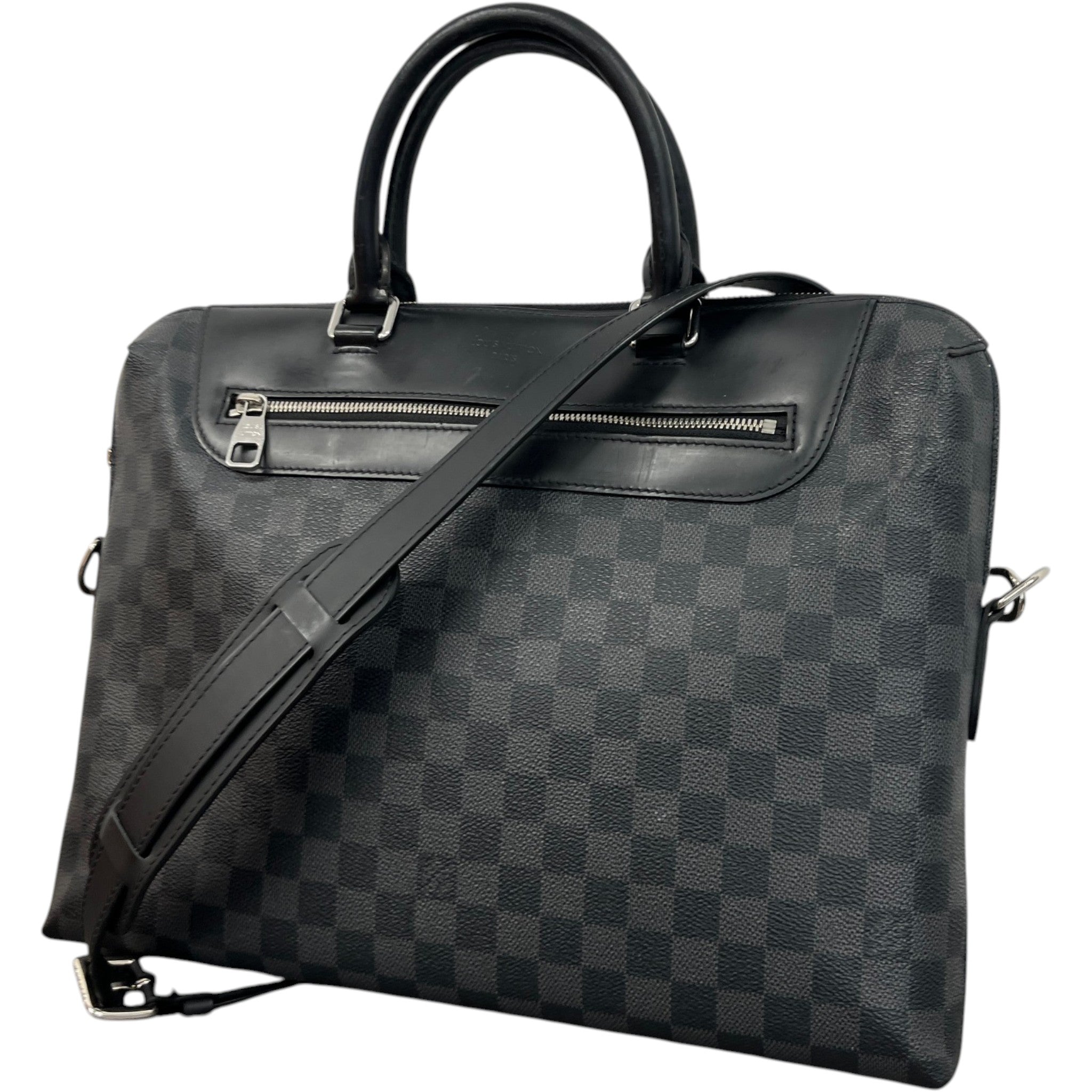 Men's Damier Graphite Porte-Documents Bag Black