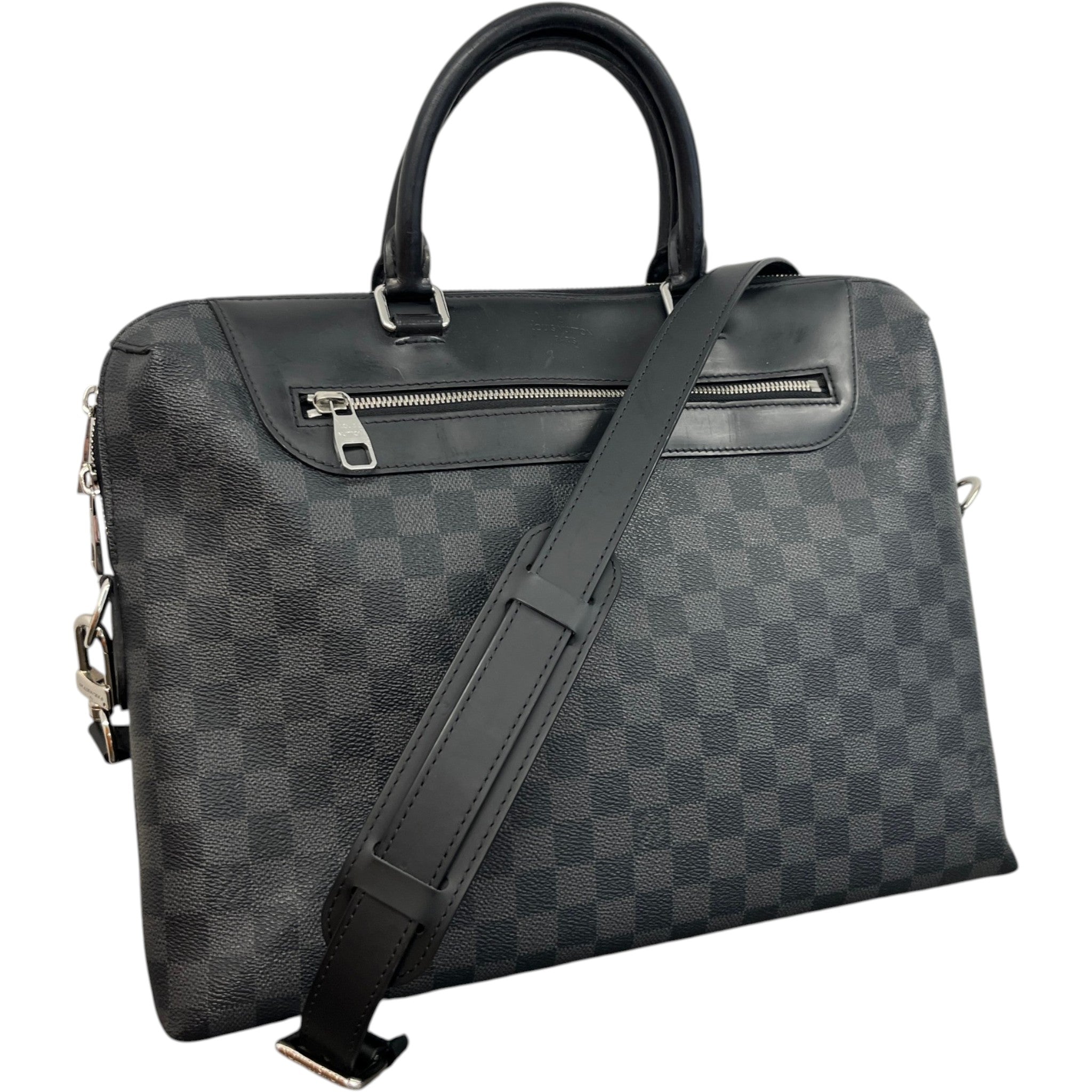 Men's Damier Graphite Porte-Documents Bag Black