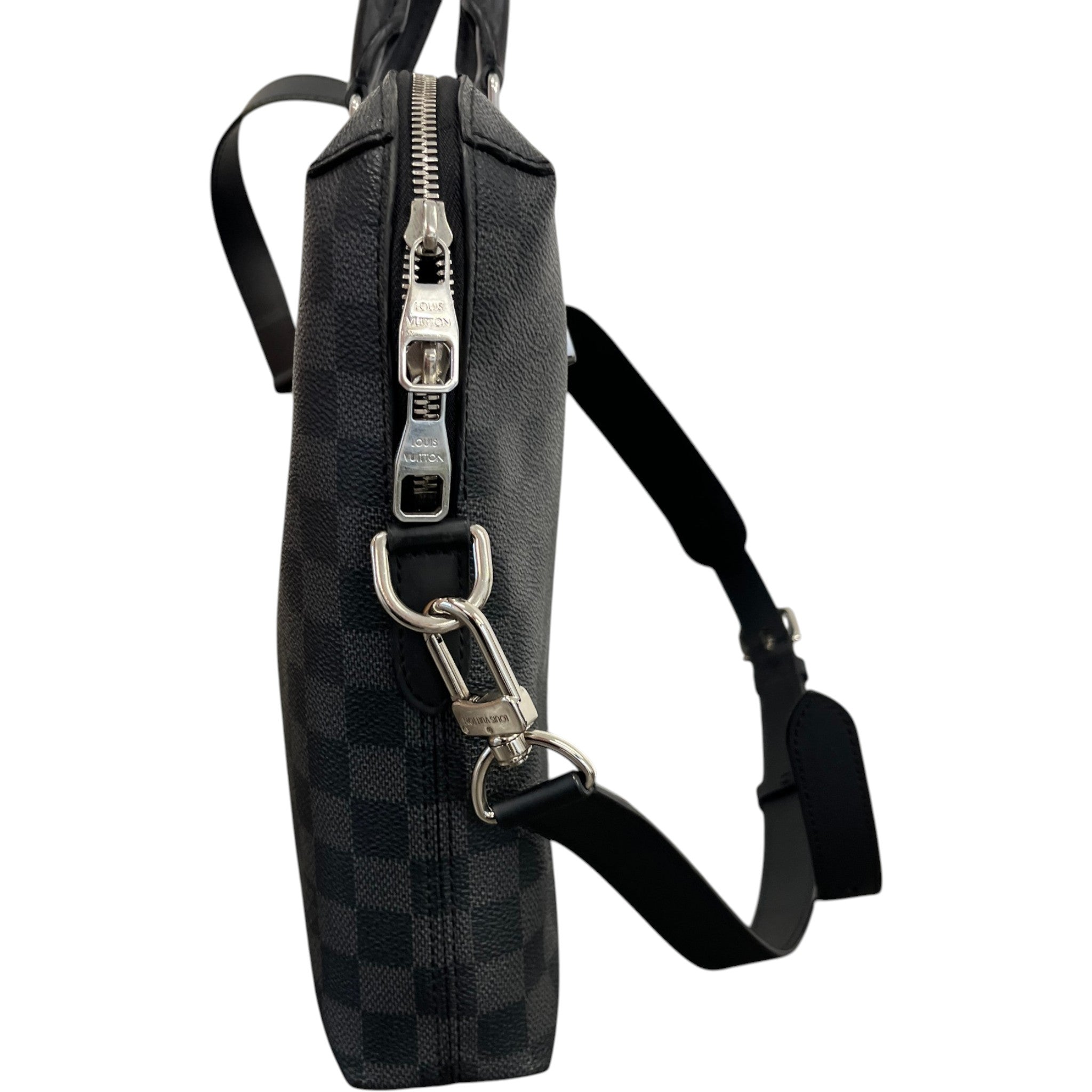 Men's Damier Graphite Porte-Documents Bag Black