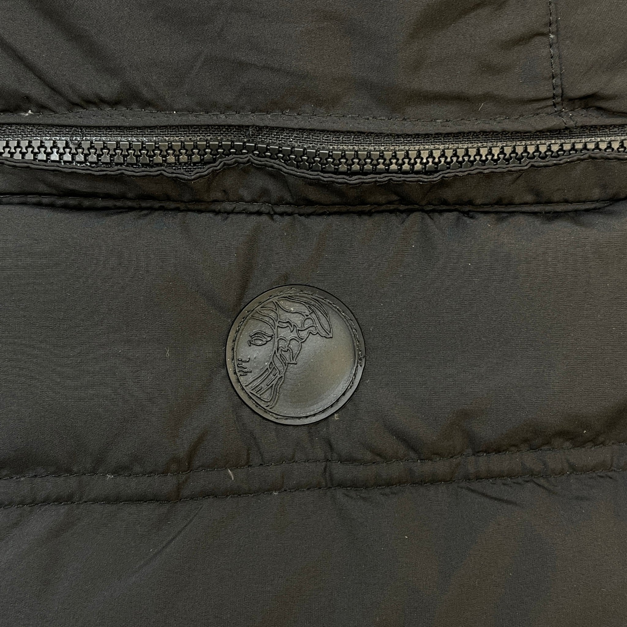Men's Plain Down Jacket Black Size IT 48 / M