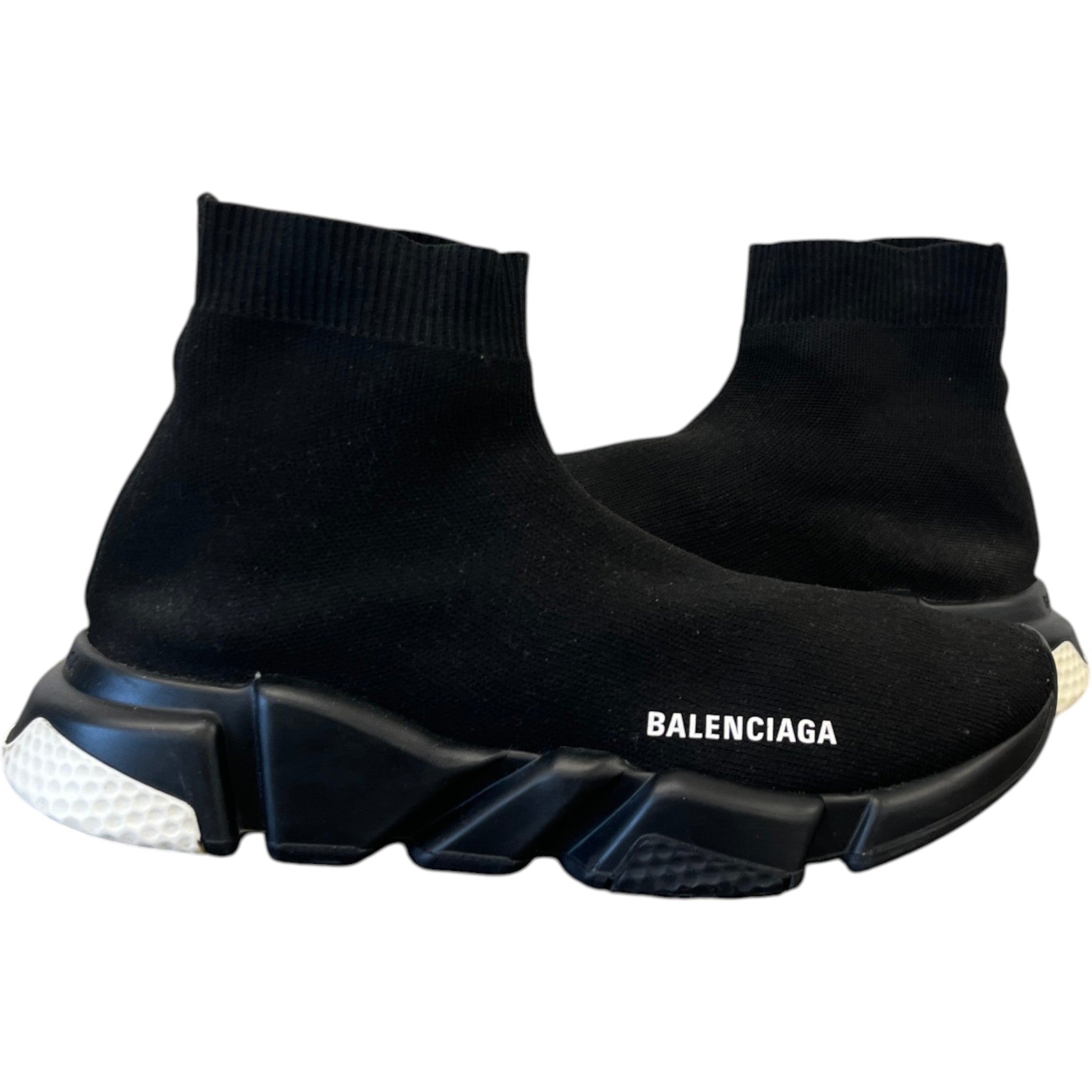 Men's Speed Sock High Trainers Black Size EU 41 / UK 7