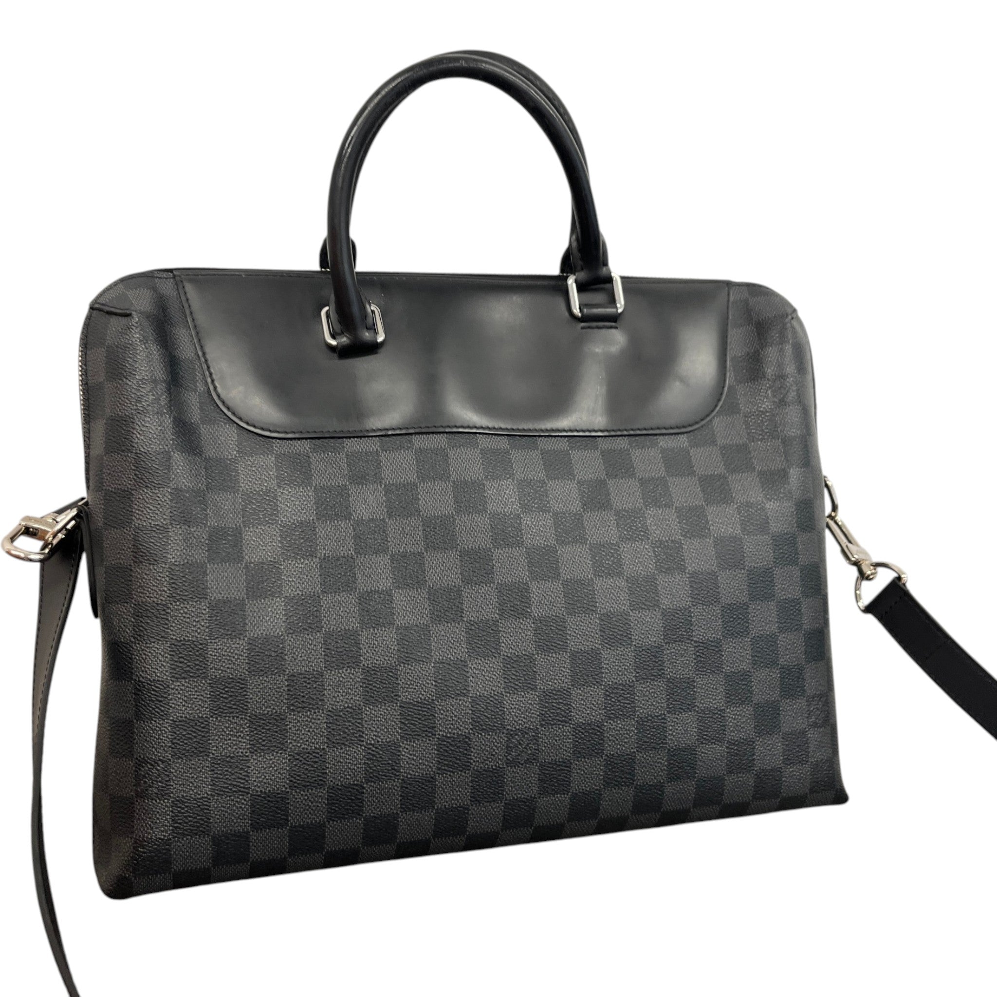 Men's Damier Graphite Porte-Documents Bag Black