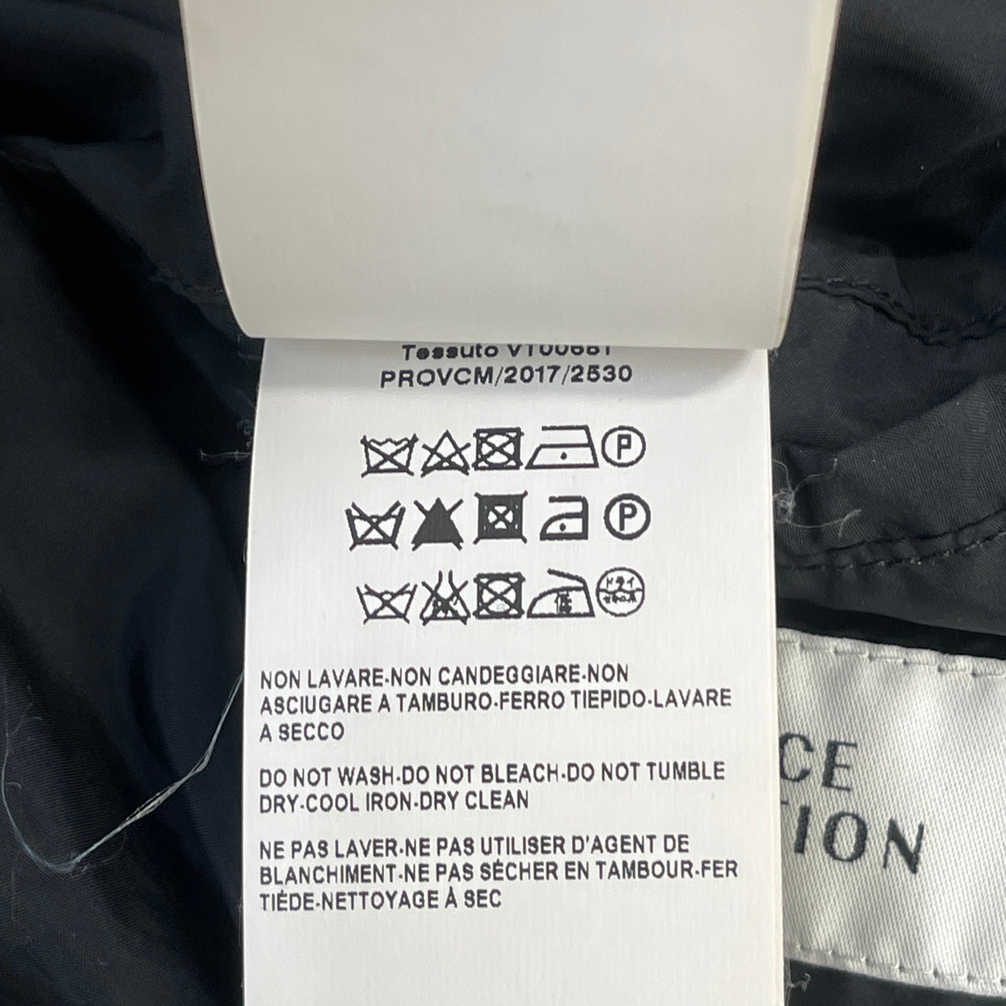 Men's Plain Down Jacket Black Size IT 48 / M