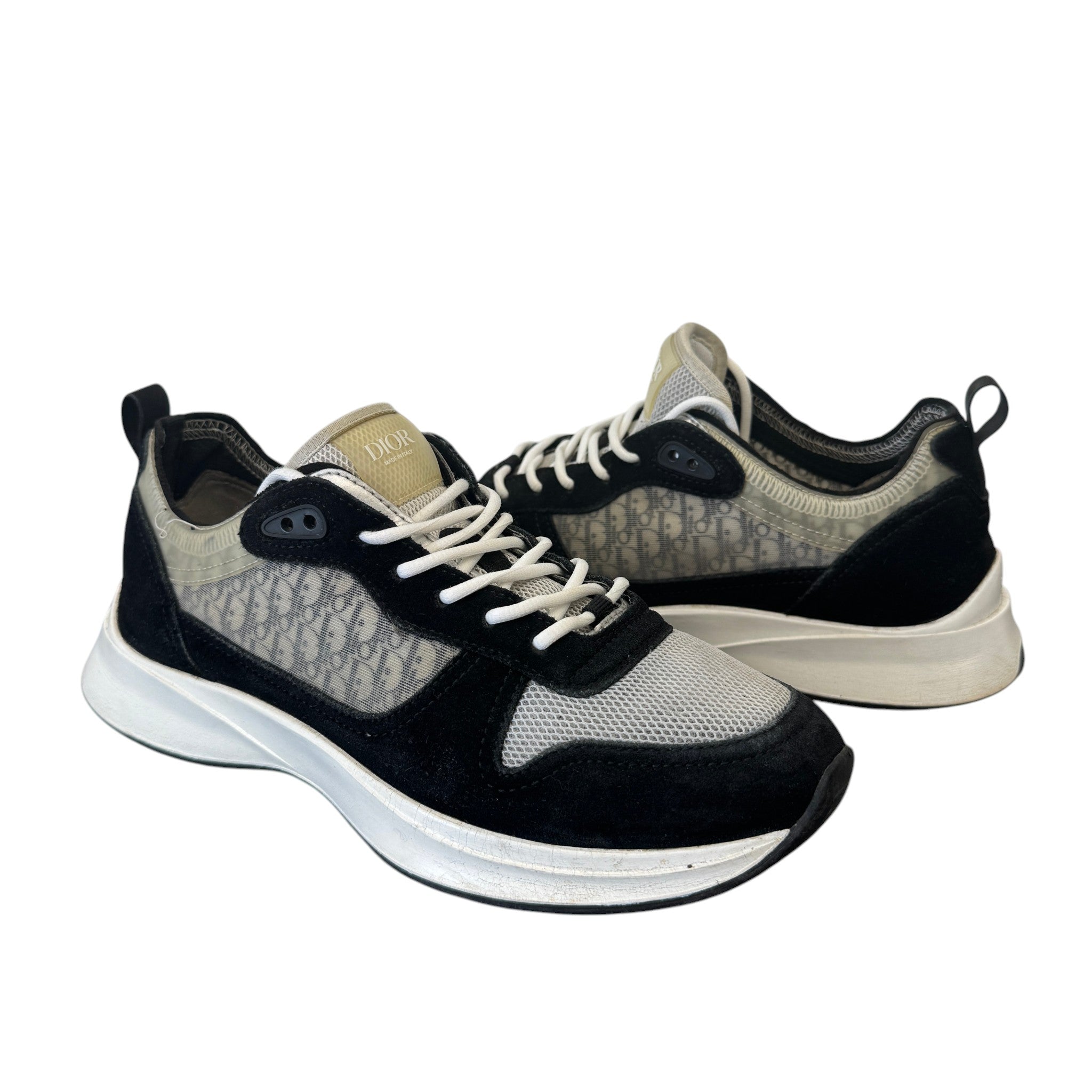 Men's B25 Low Trainers Black Size EU 41.5 / UK 7.5