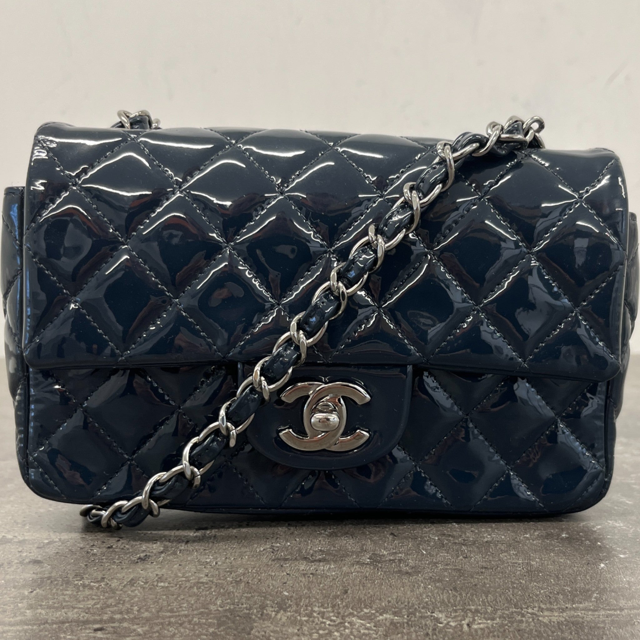 Women's Mini Classic Flap Bag Navy