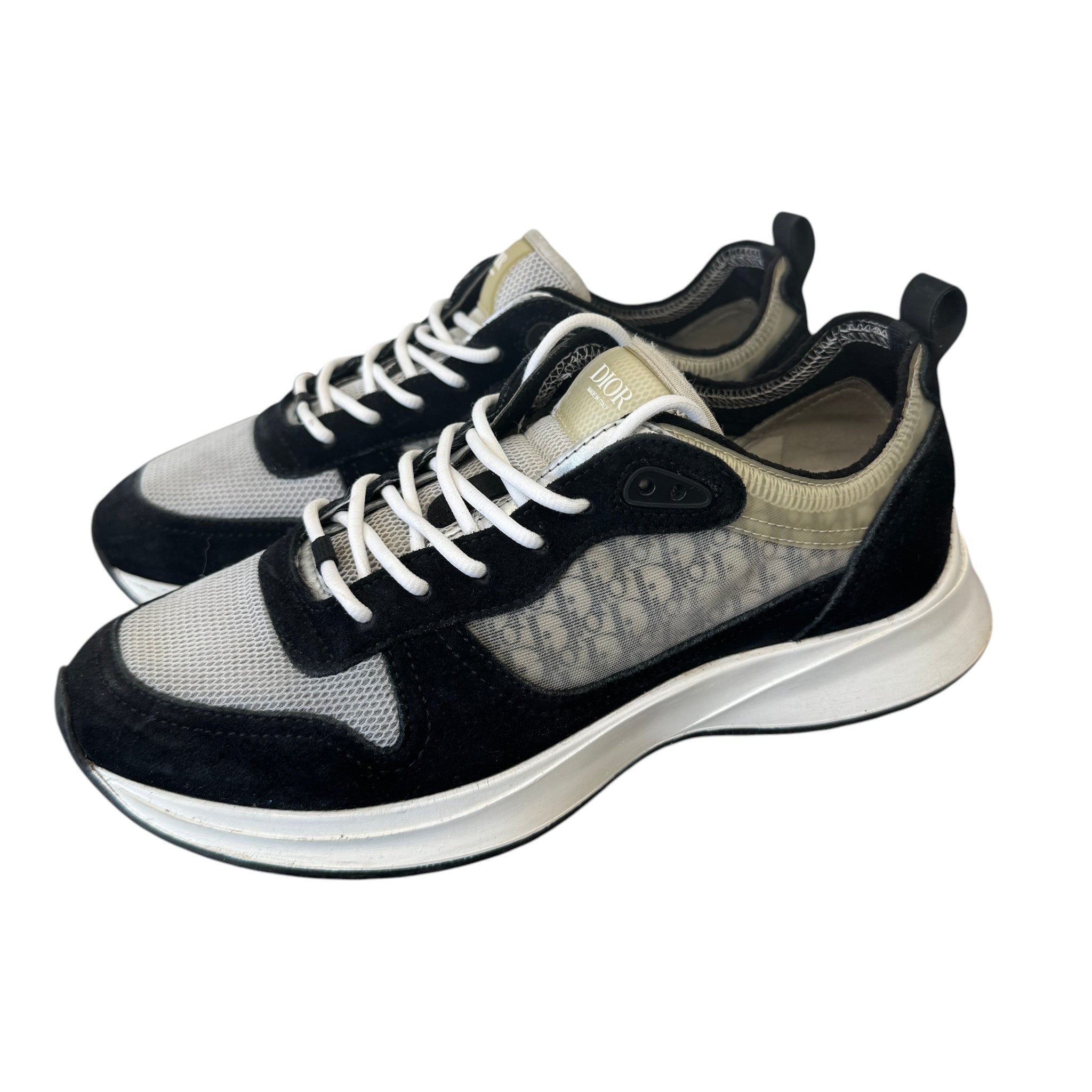 Men's B25 Low Trainers Black Size EU 41.5 / UK 7.5
