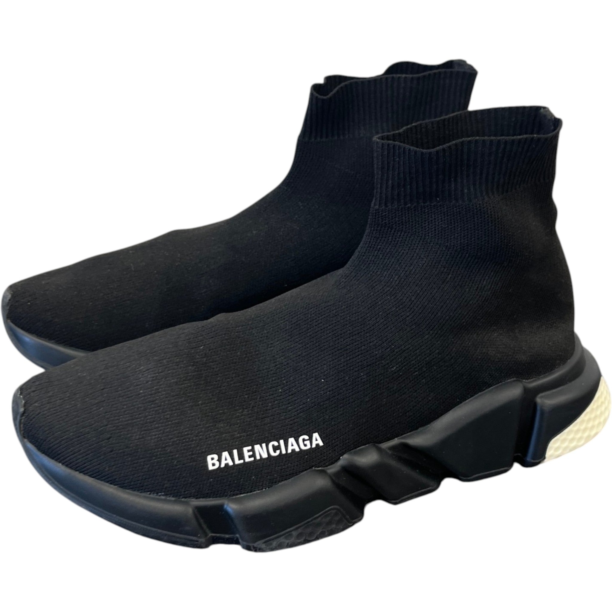 Men's Speed Sock High Trainers Black Size EU 41 / UK 7