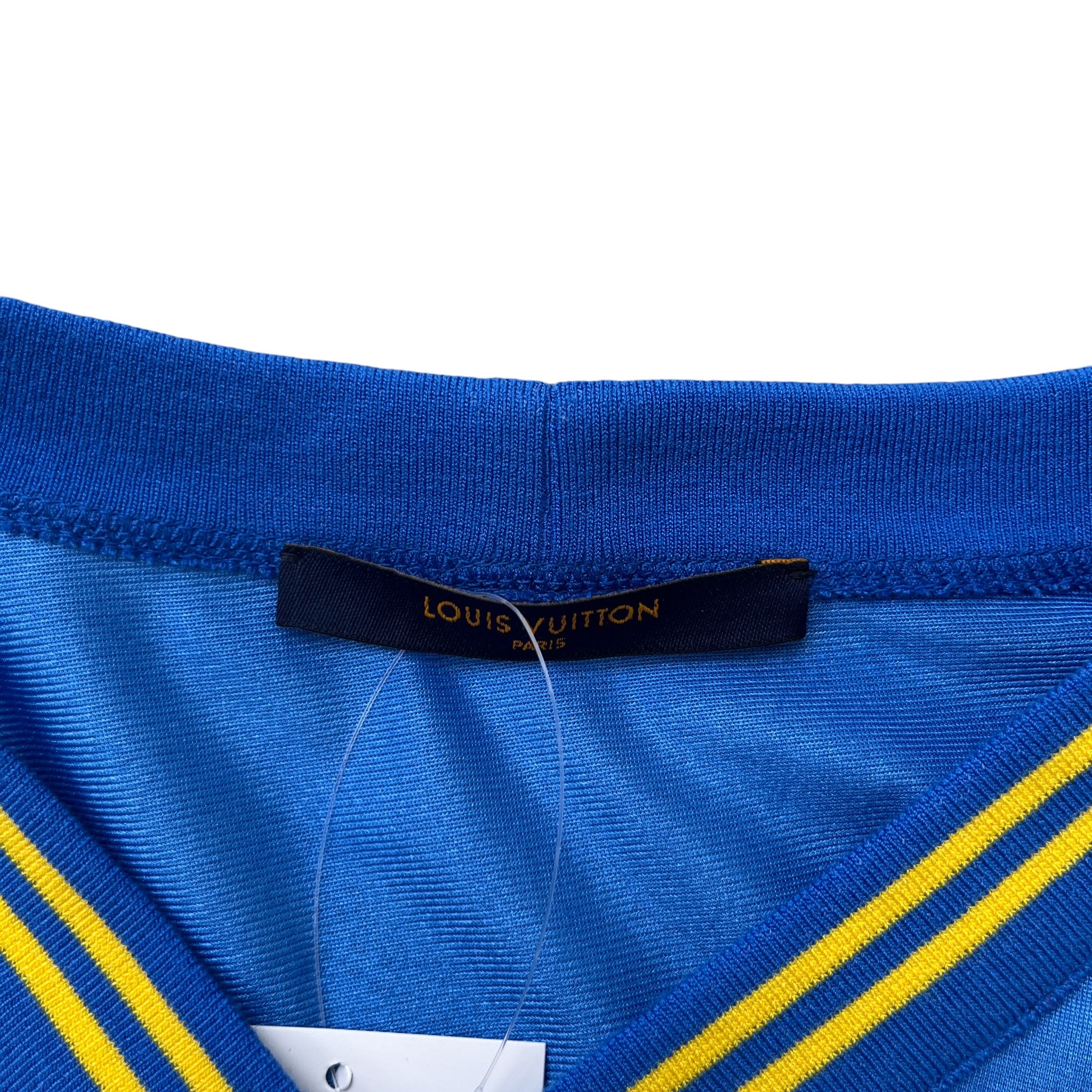 Men's Sport Jersey T-Shirt Blue Size XS