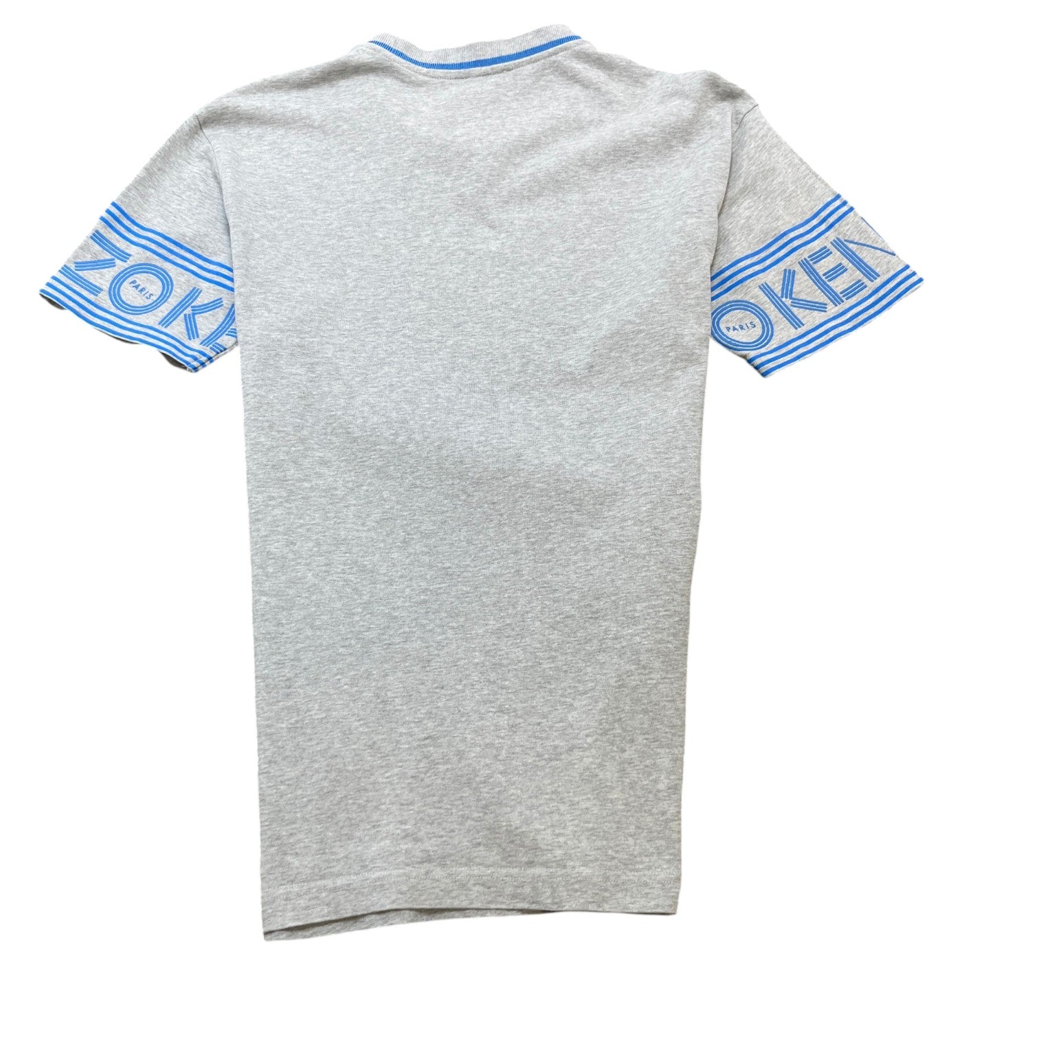 Men's Printed Sleeve Logo T-Shirt Grey Size XS