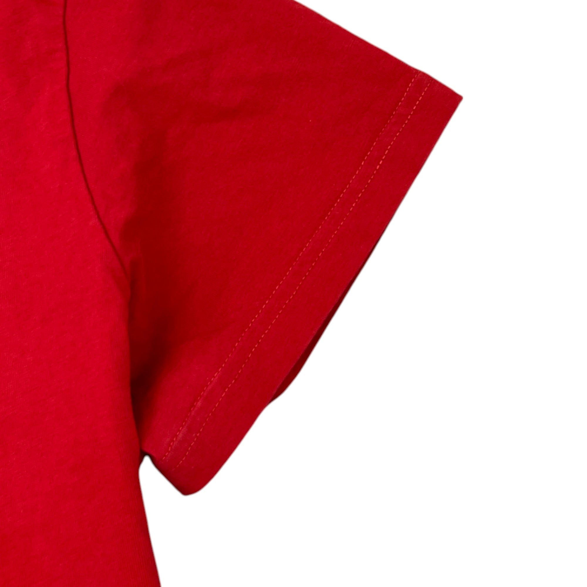 Men's Logo Print T-Shirt Red Size M