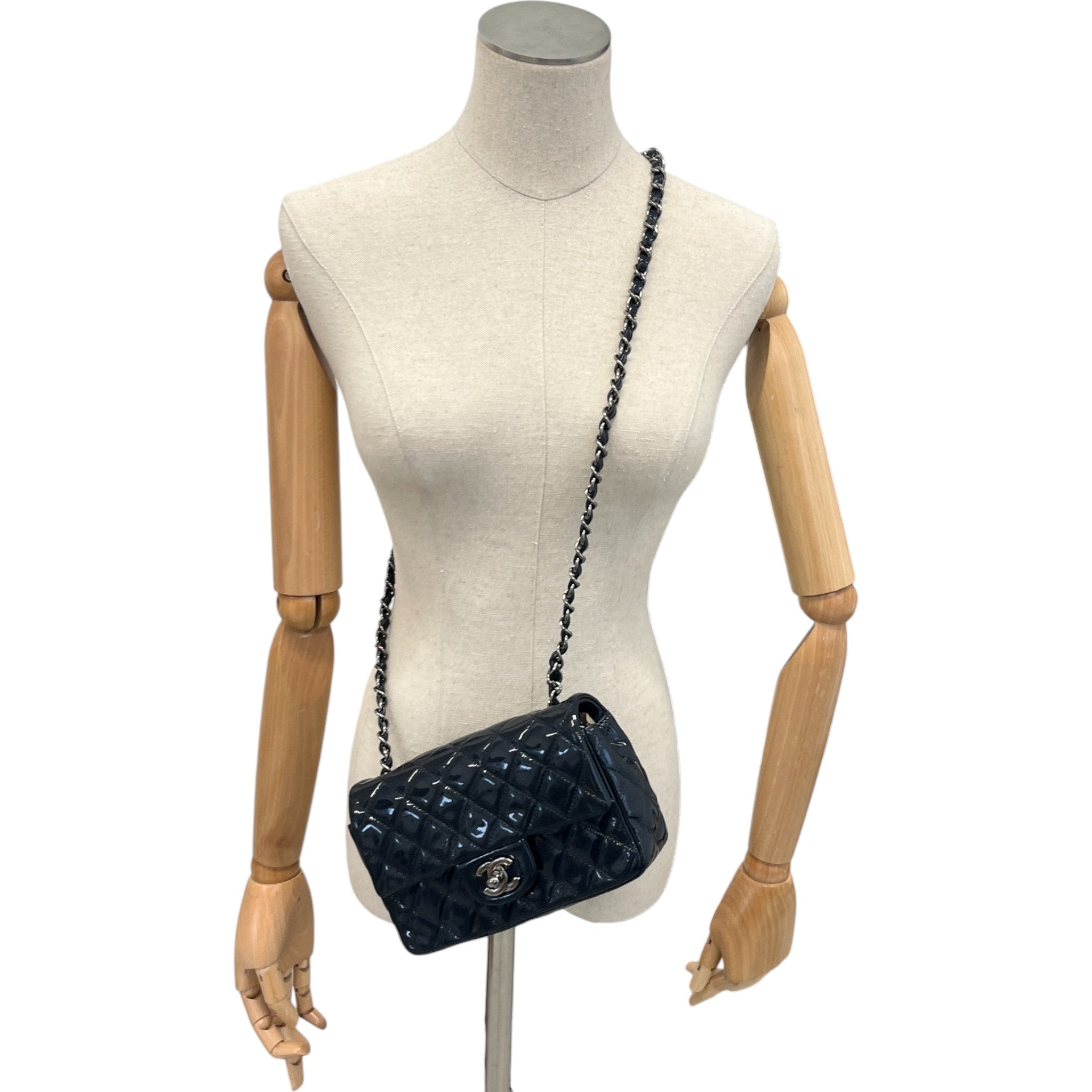 Women's Mini Classic Flap Bag Navy