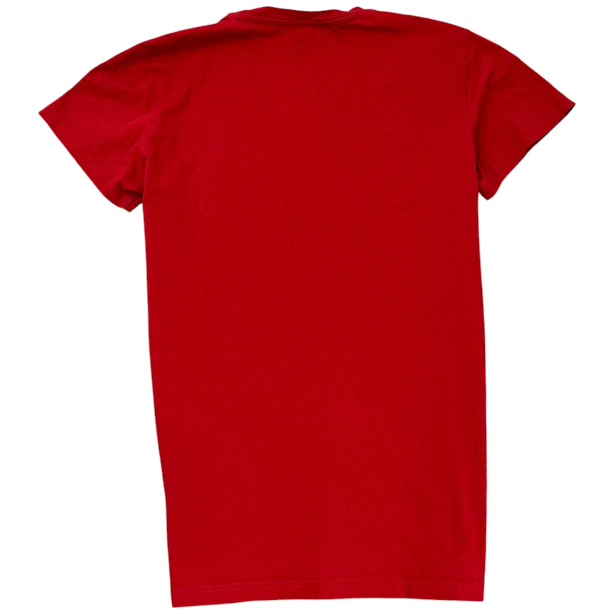 Men's Logo Print T-Shirt Red Size M