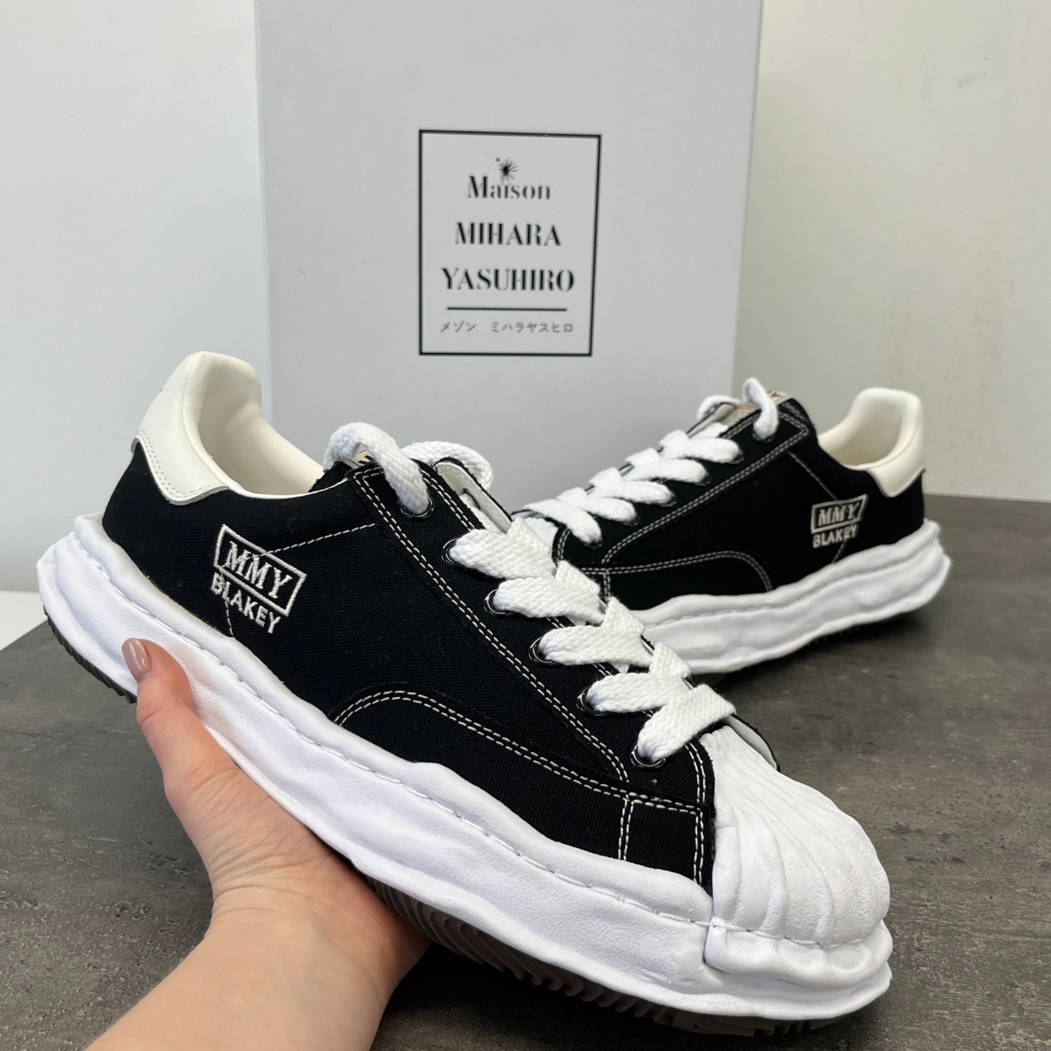 Men's Blakey Og Low Trainers Black Size EU 46 / UK 12