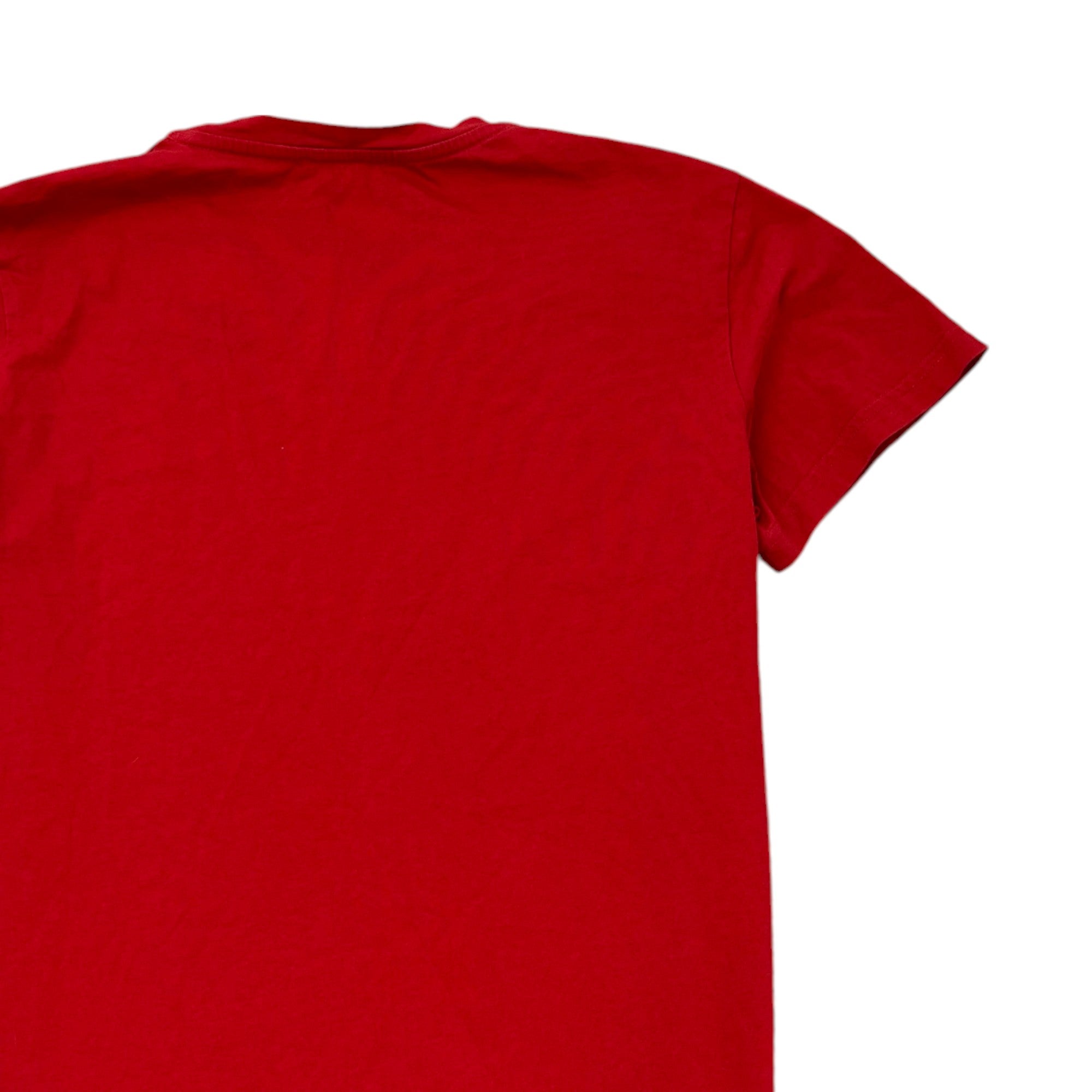 Men's Logo Print T-Shirt Red Size M