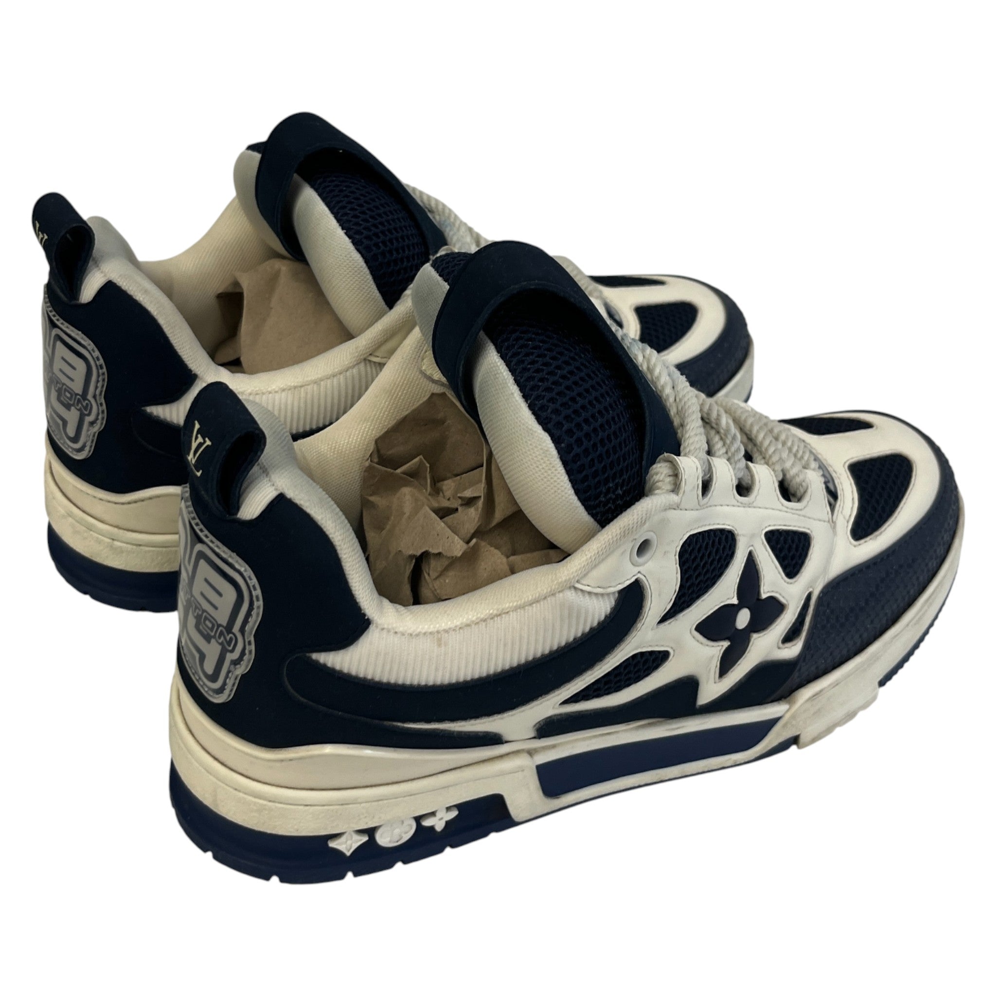 Men's Lv Skate Low Trainers Blue Size EU 40.5 / UK 6.5