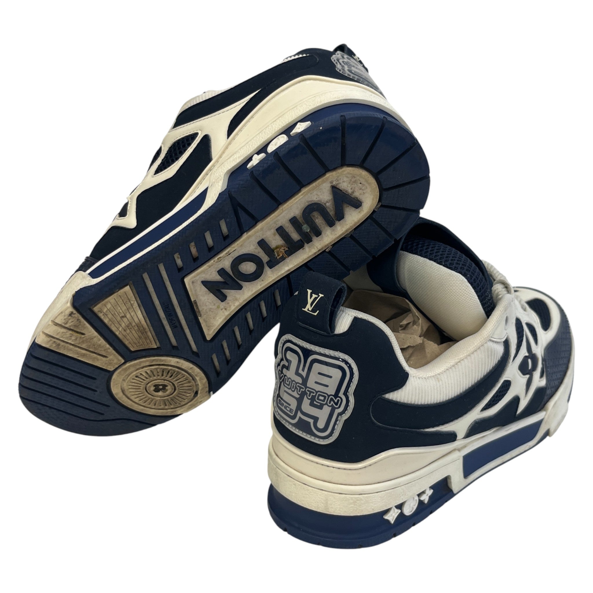 Men's Lv Skate Low Trainers Blue Size EU 40.5 / UK 6.5