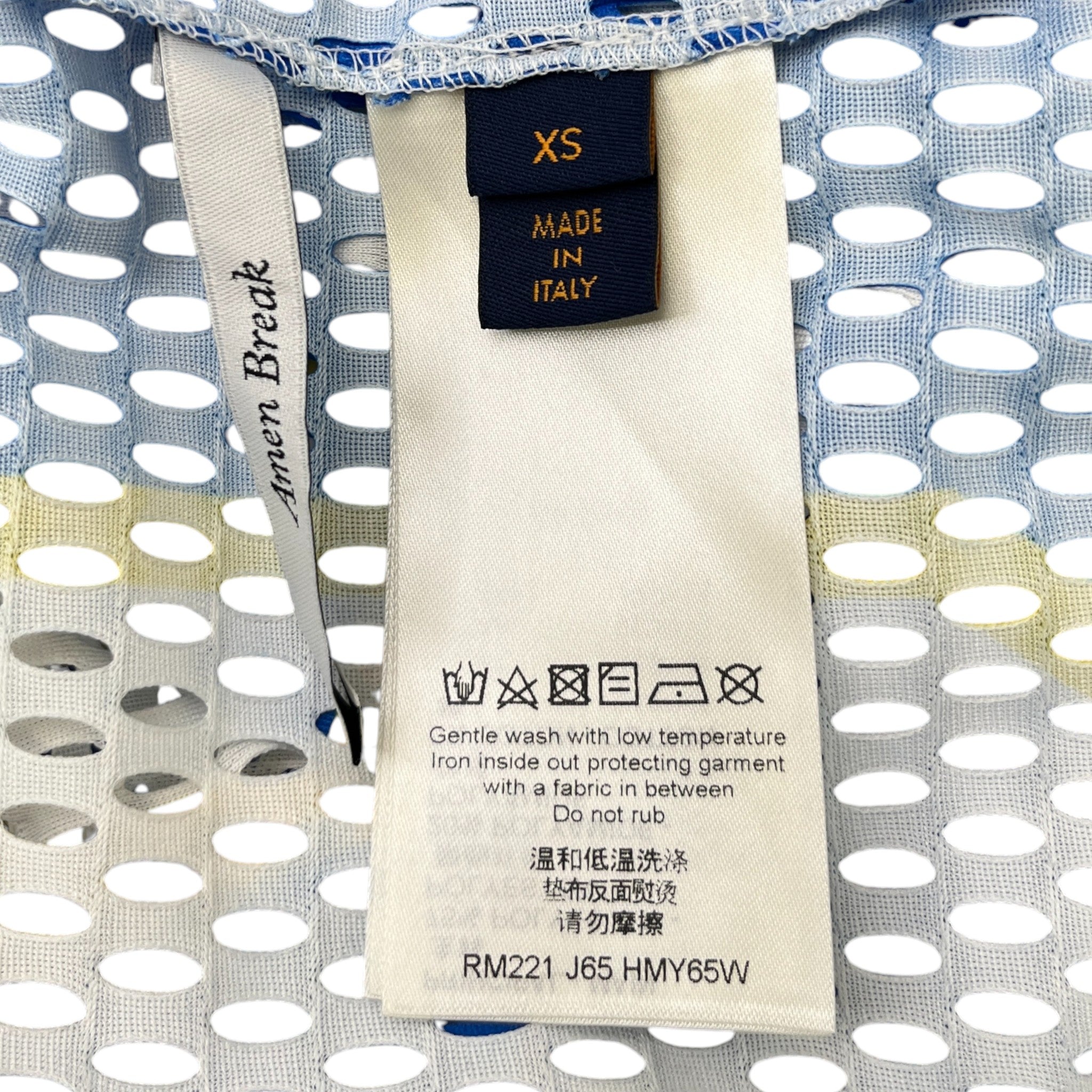 Men's Sport Jersey T-Shirt Blue Size XS