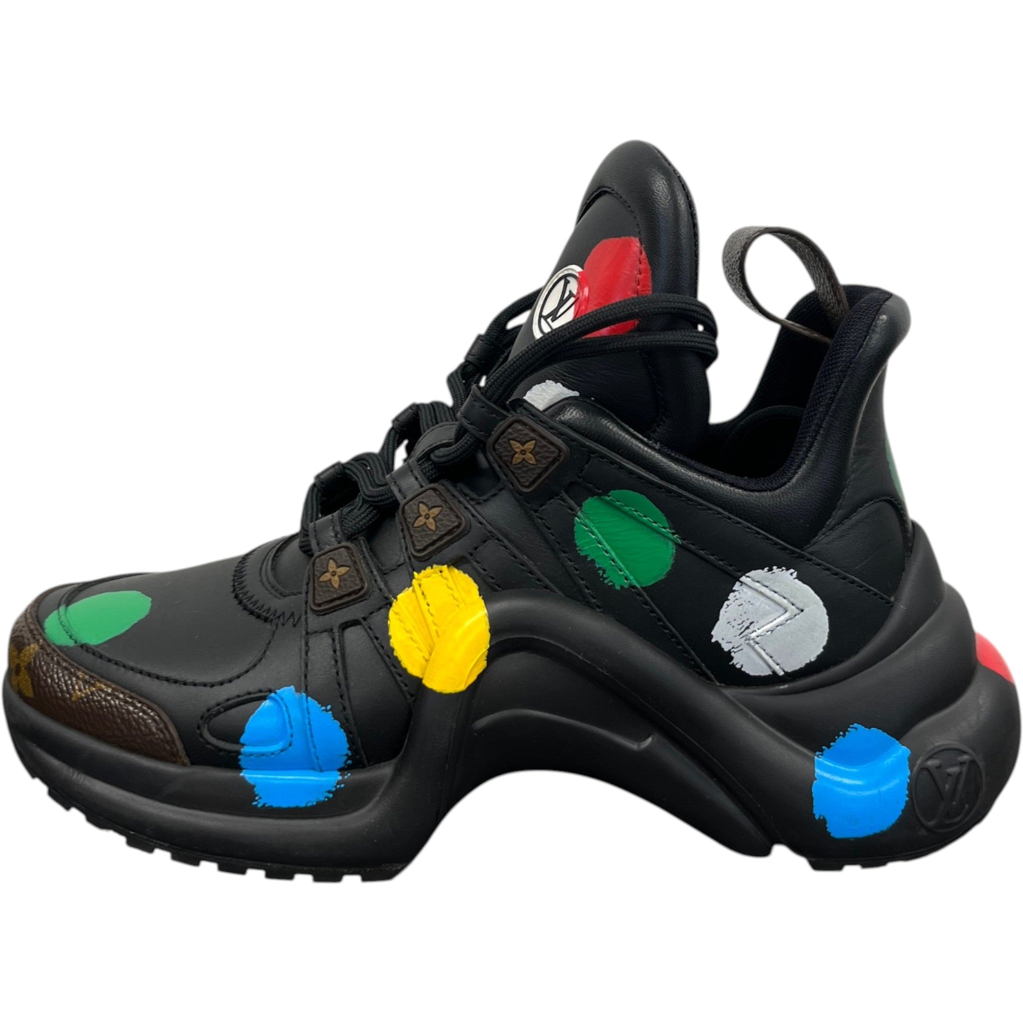 Women's X Yayoi Kusama Archlight Low Trainers Black Size EU 36 / UK 3