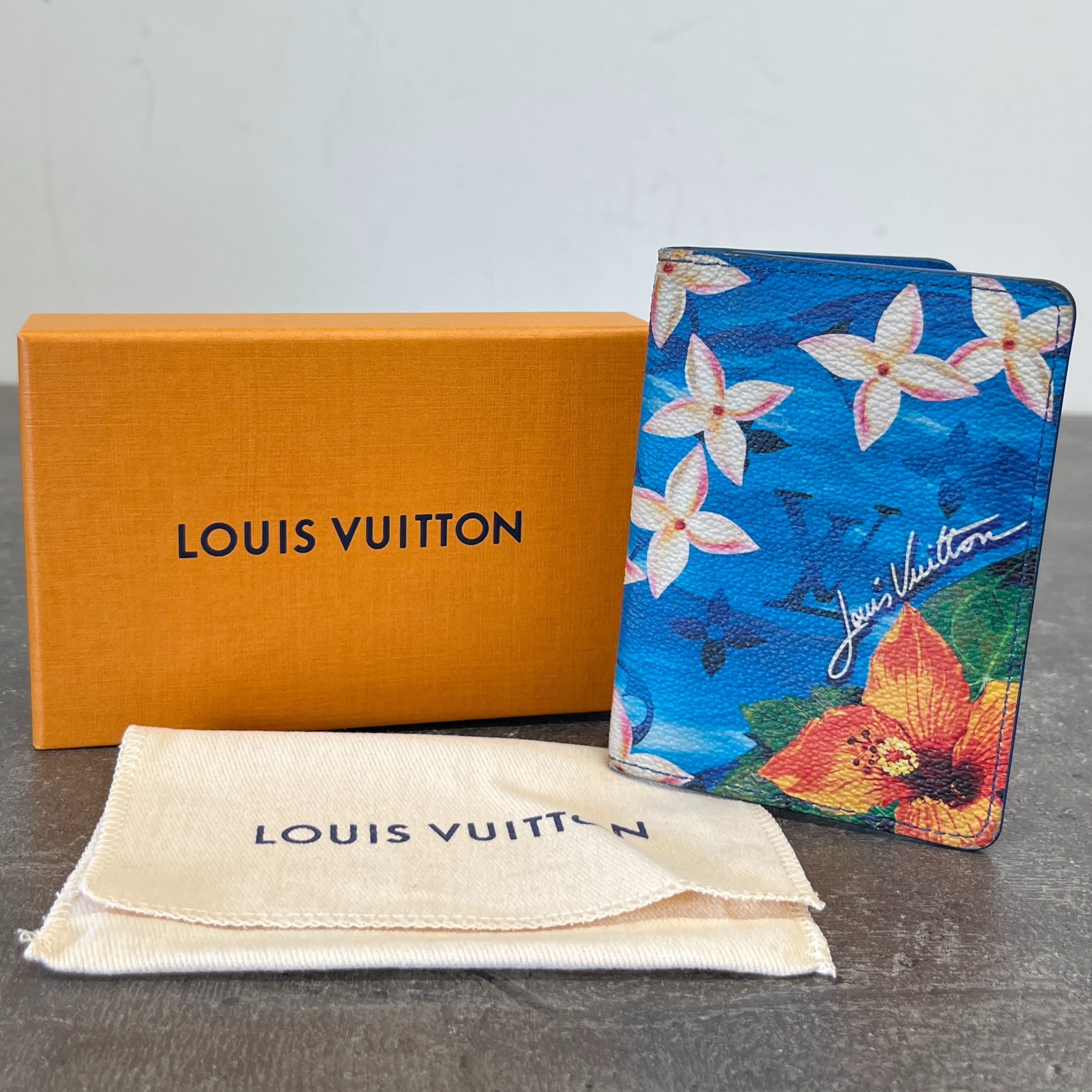 Men's Monogram Surfin' Pocket Organiser Wallet Blue