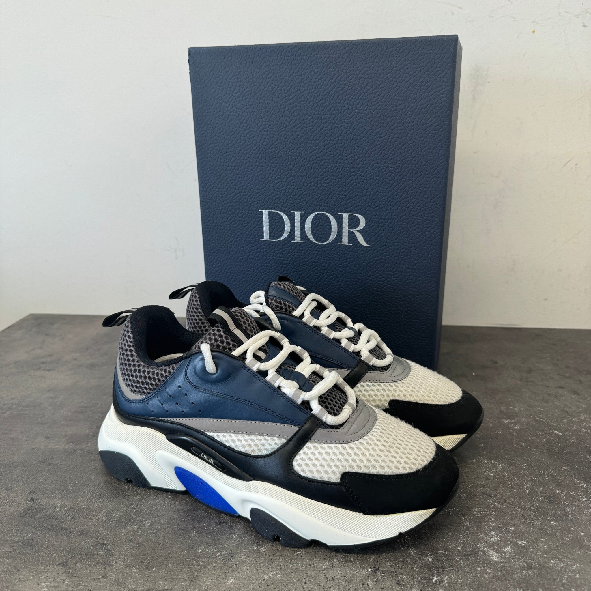 Men's B22 Low Trainers Navy Size EU 42 / UK 8