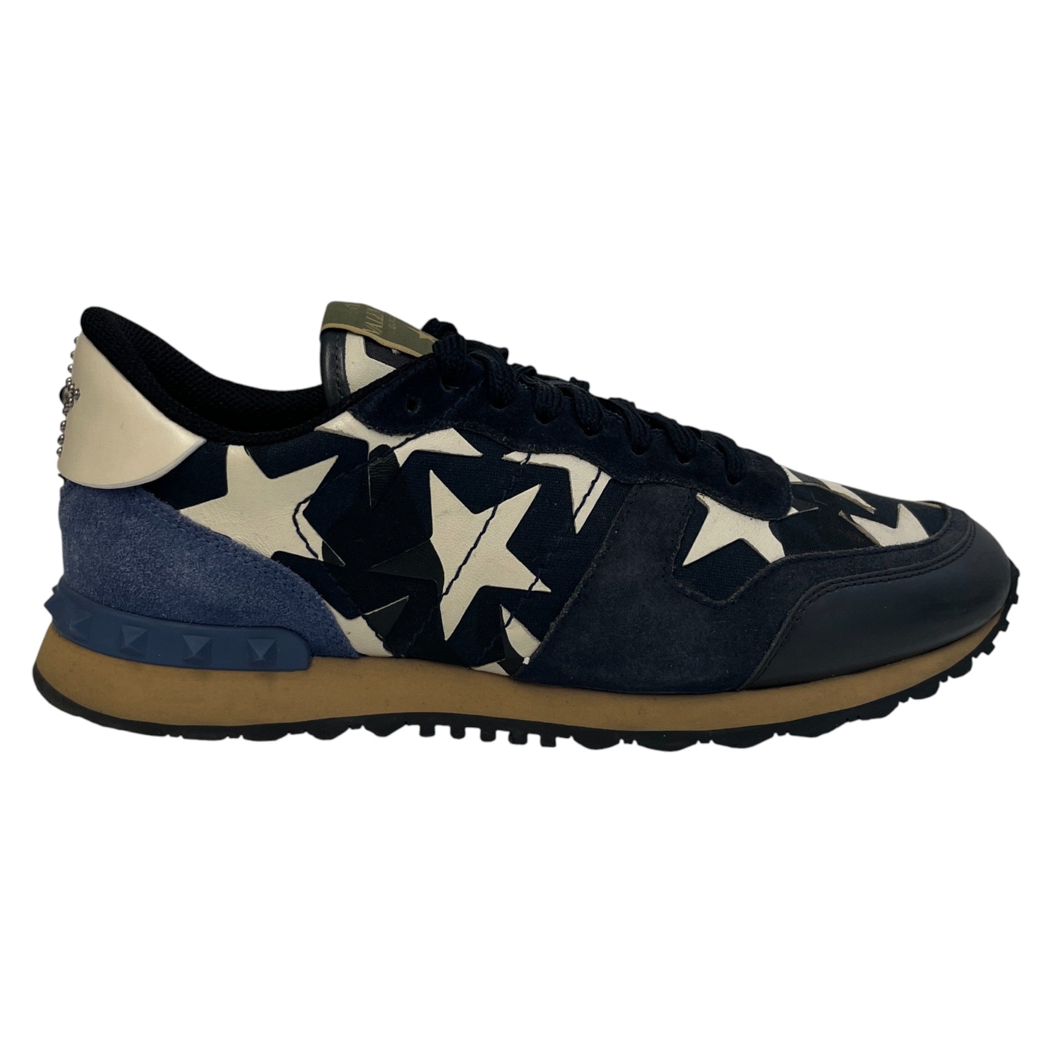 Men's Rockrunner Star Low Trainers Navy Size EU 42 / UK 8