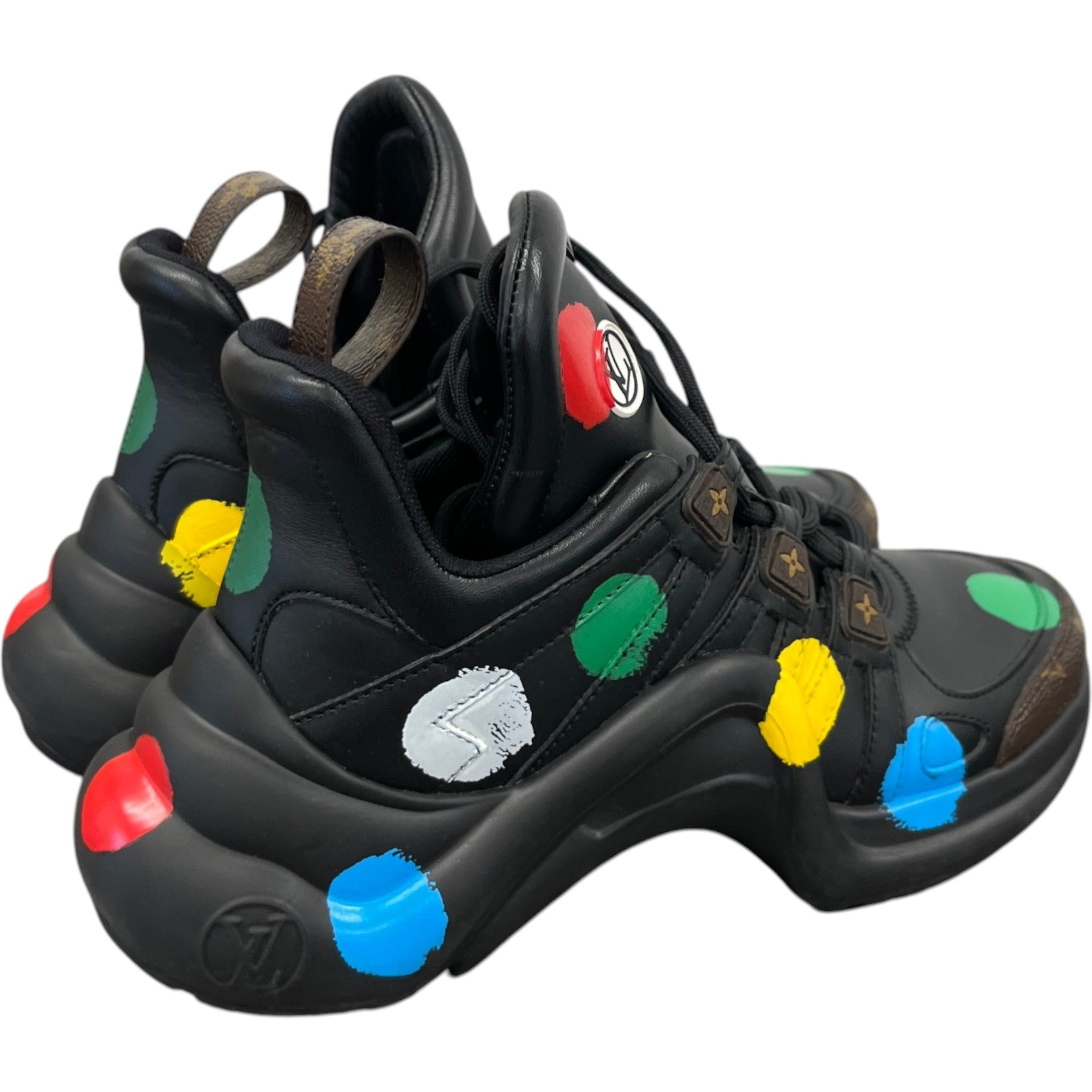 Women's X Yayoi Kusama Archlight Low Trainers Black Size EU 36 / UK 3