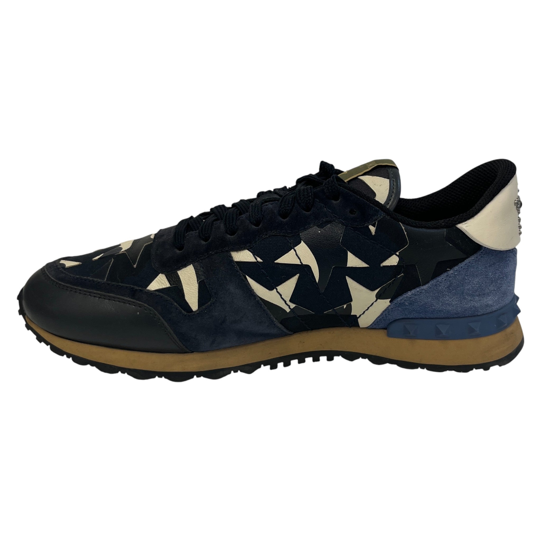 Men's Rockrunner Star Low Trainers Navy Size EU 42 / UK 8