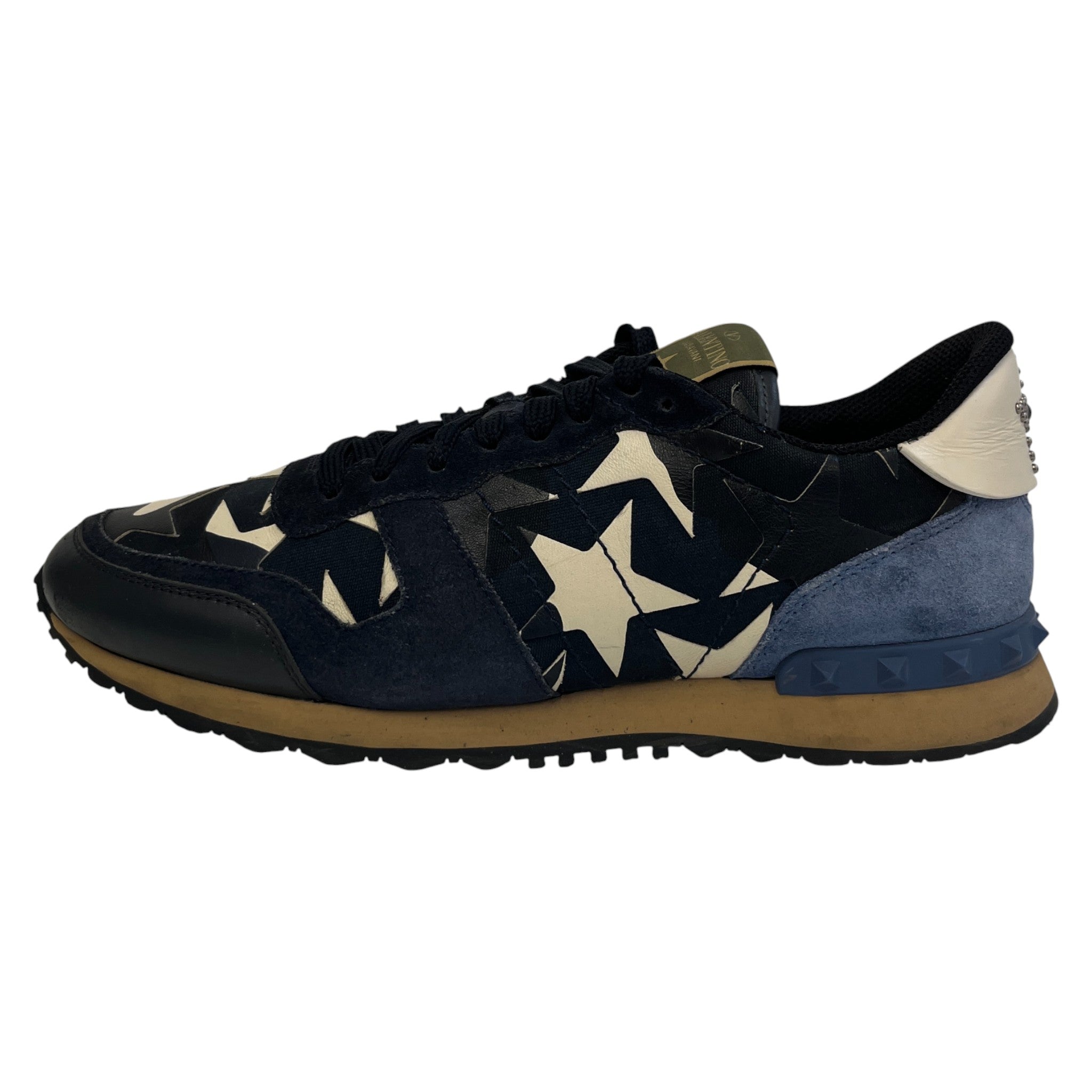 Men's Rockrunner Star Low Trainers Navy Size EU 42 / UK 8