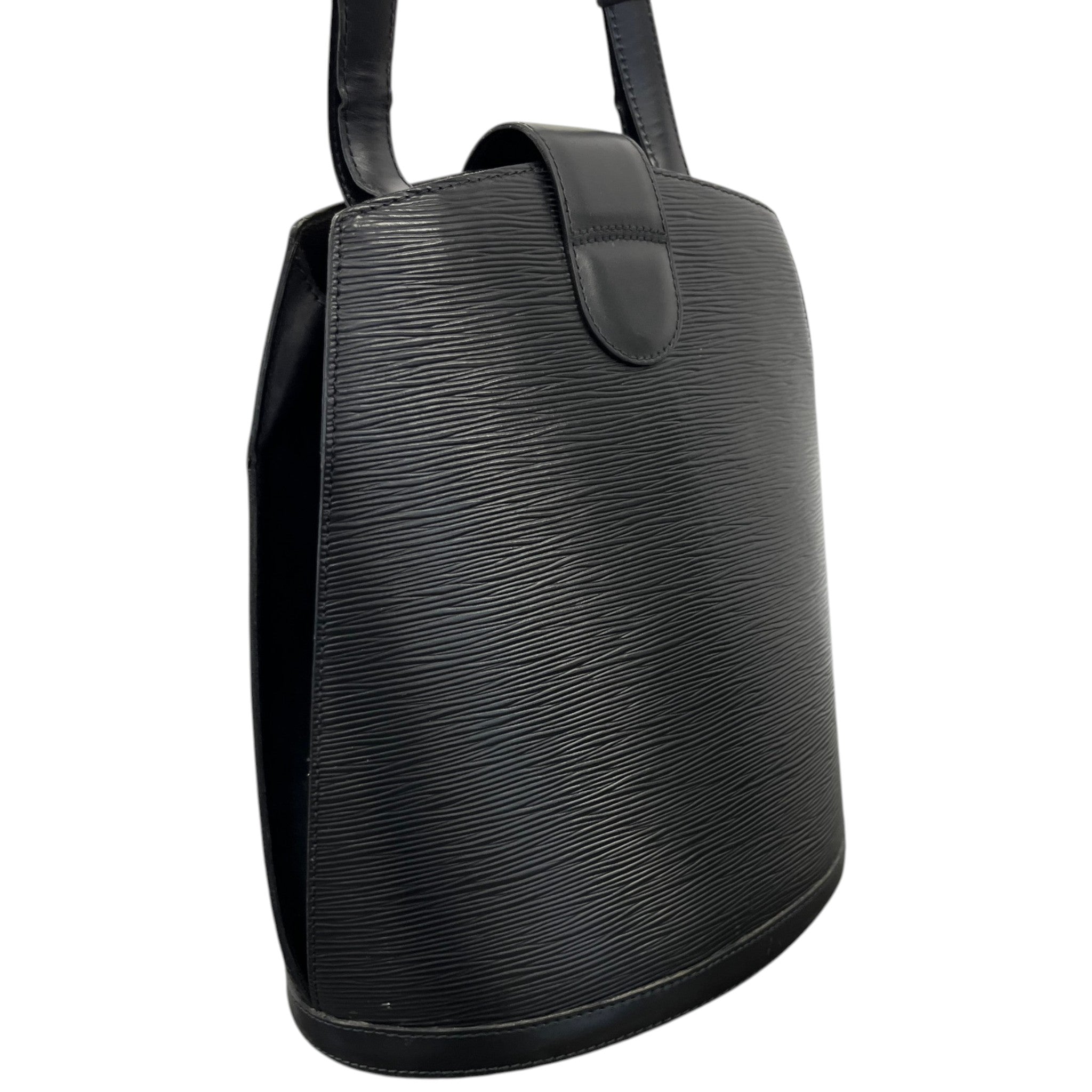 Women's Epi Cluny Shoulder Bag Black