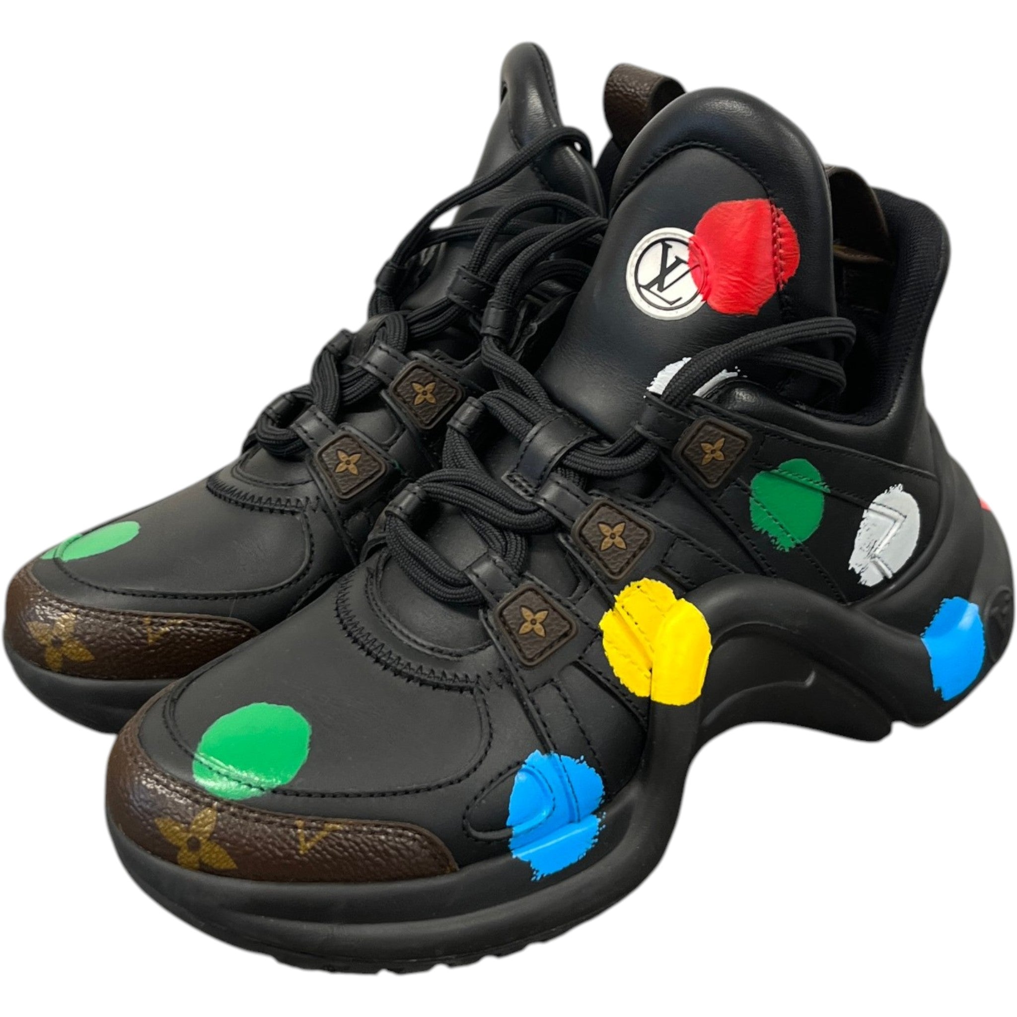 Women's X Yayoi Kusama Archlight Low Trainers Black Size EU 36 / UK 3
