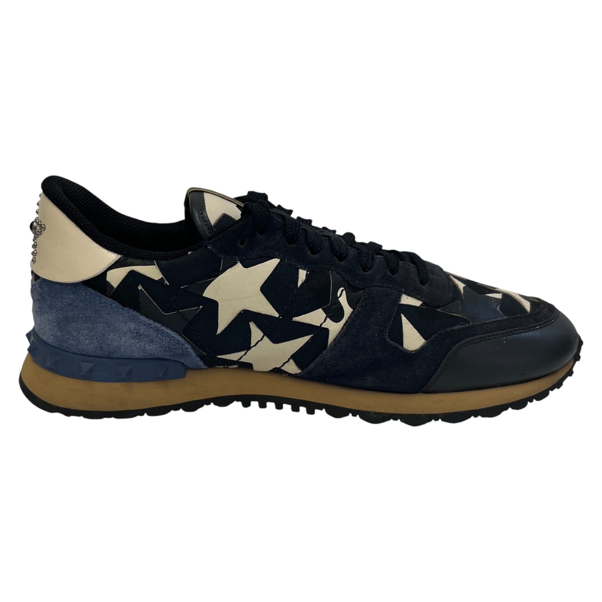 Men's Rockrunner Star Low Trainers Navy Size EU 42 / UK 8
