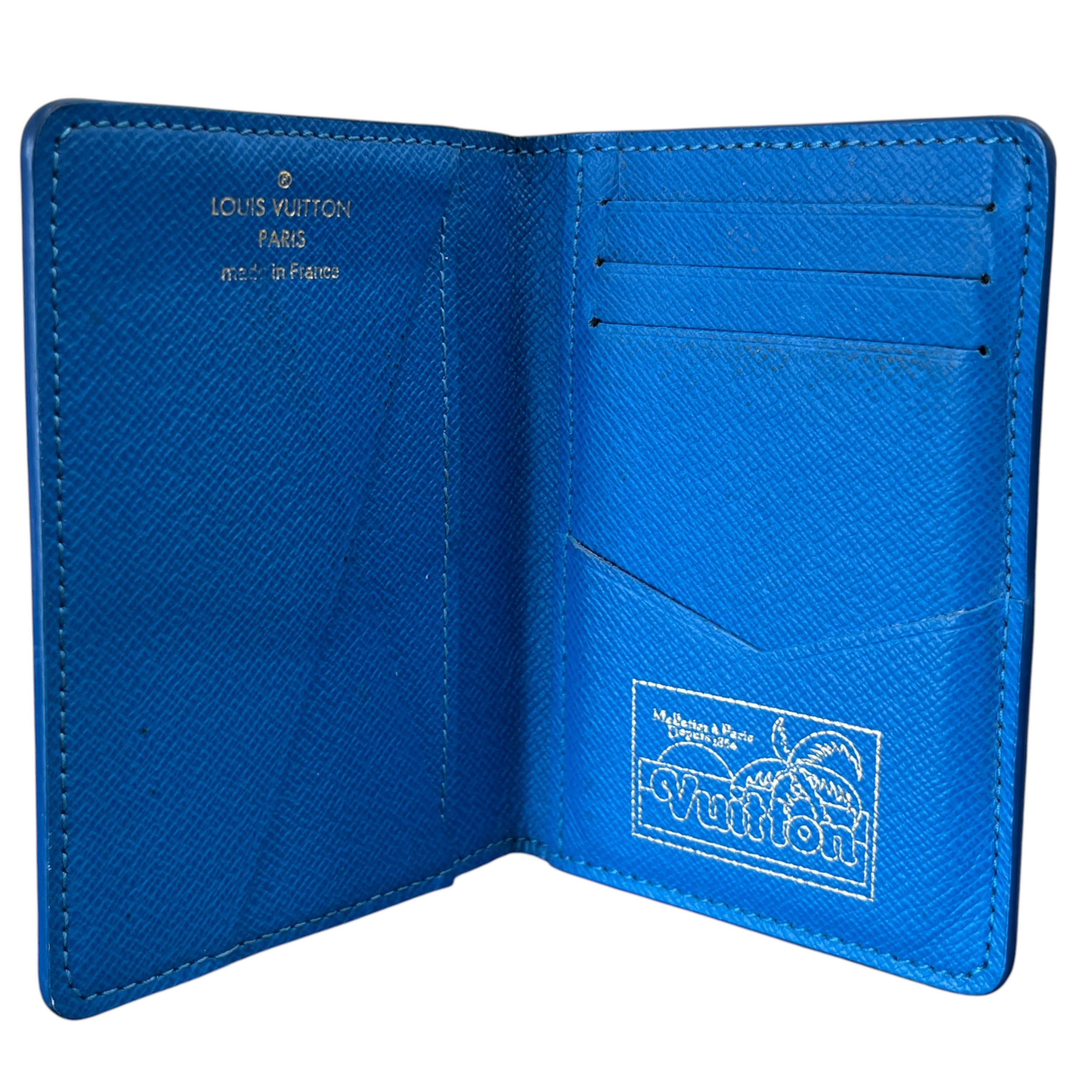 Men's Monogram Surfin' Pocket Organiser Wallet Blue